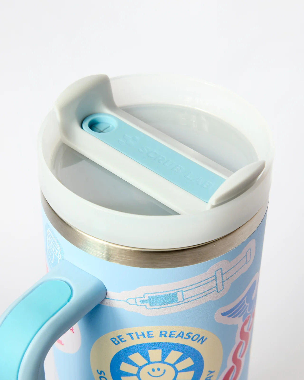 Blue 40oz Jumbo Sippy Cup - Healthcare Edition - Image 4
