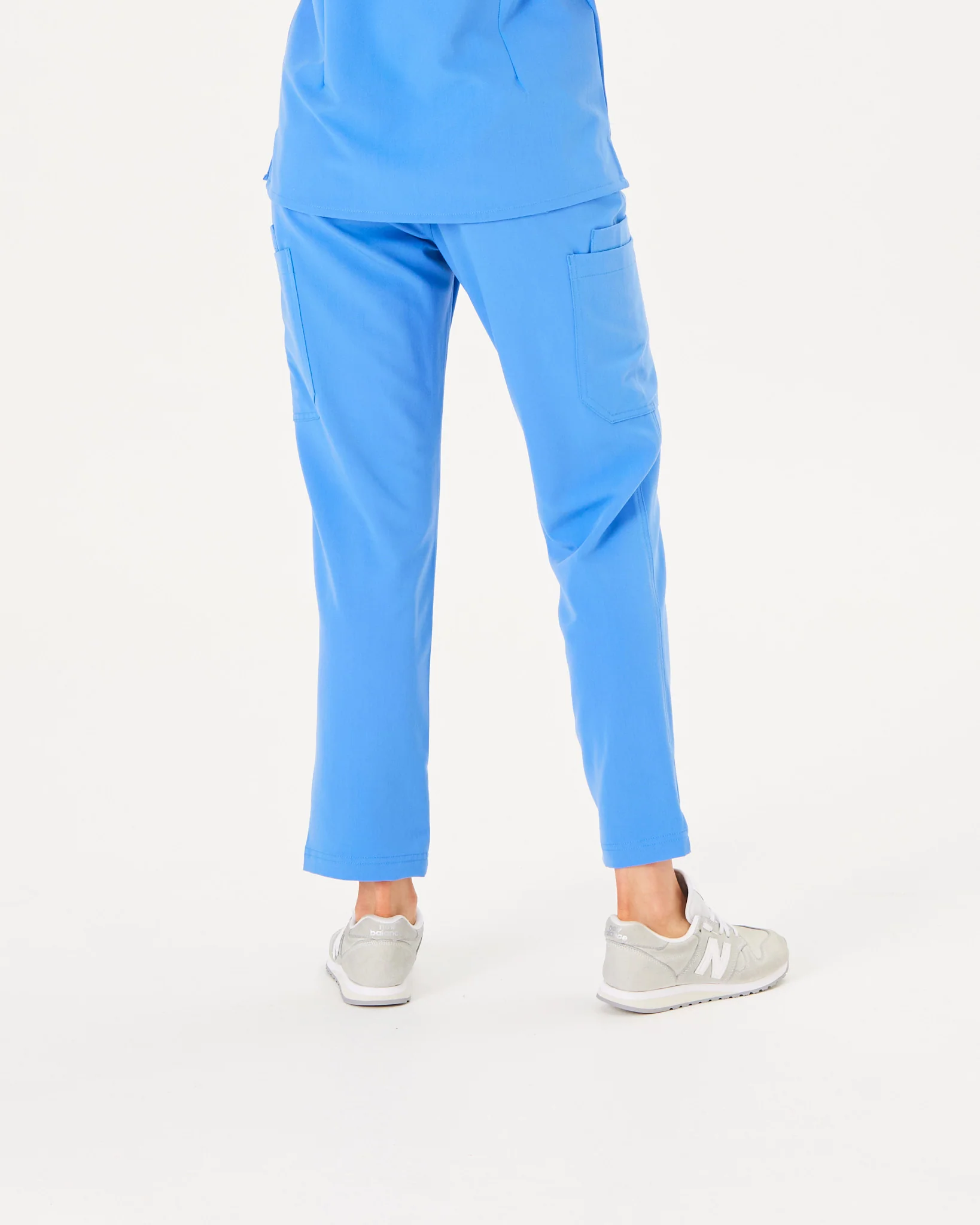 CLARISSA Skinny Leg Scrub Pants - Ceil | SLTECH™ - Image 4