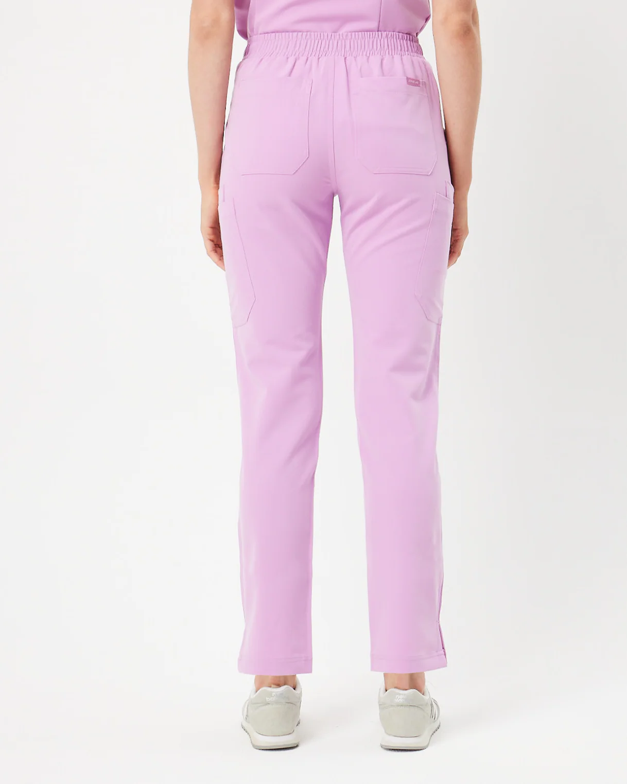 CLARISSA Skinny Leg Scrub Pants - Lavender Haze | SLTECH™ - Image 5