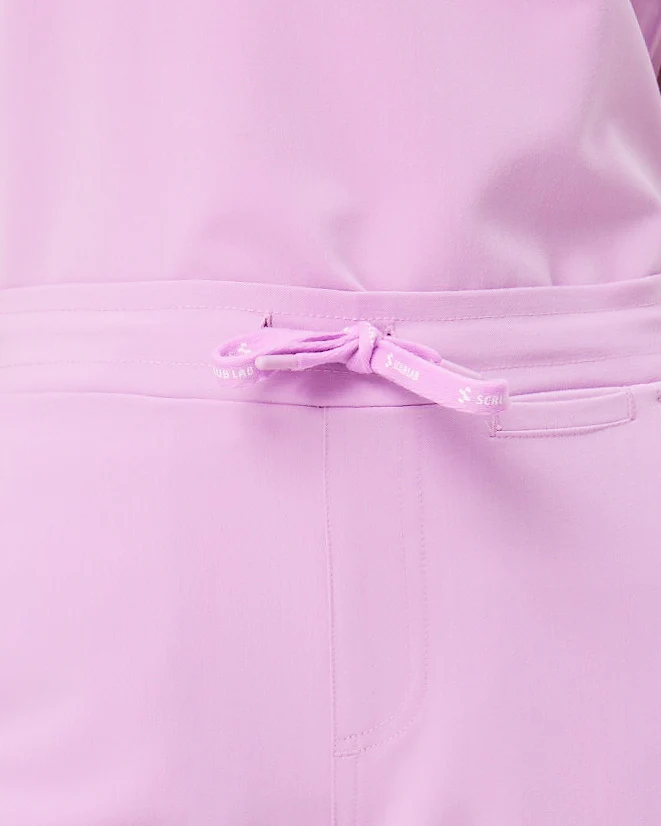 CLARISSA Skinny Leg Scrub Pants - Lavender Haze | SLTECH™ - Image 8