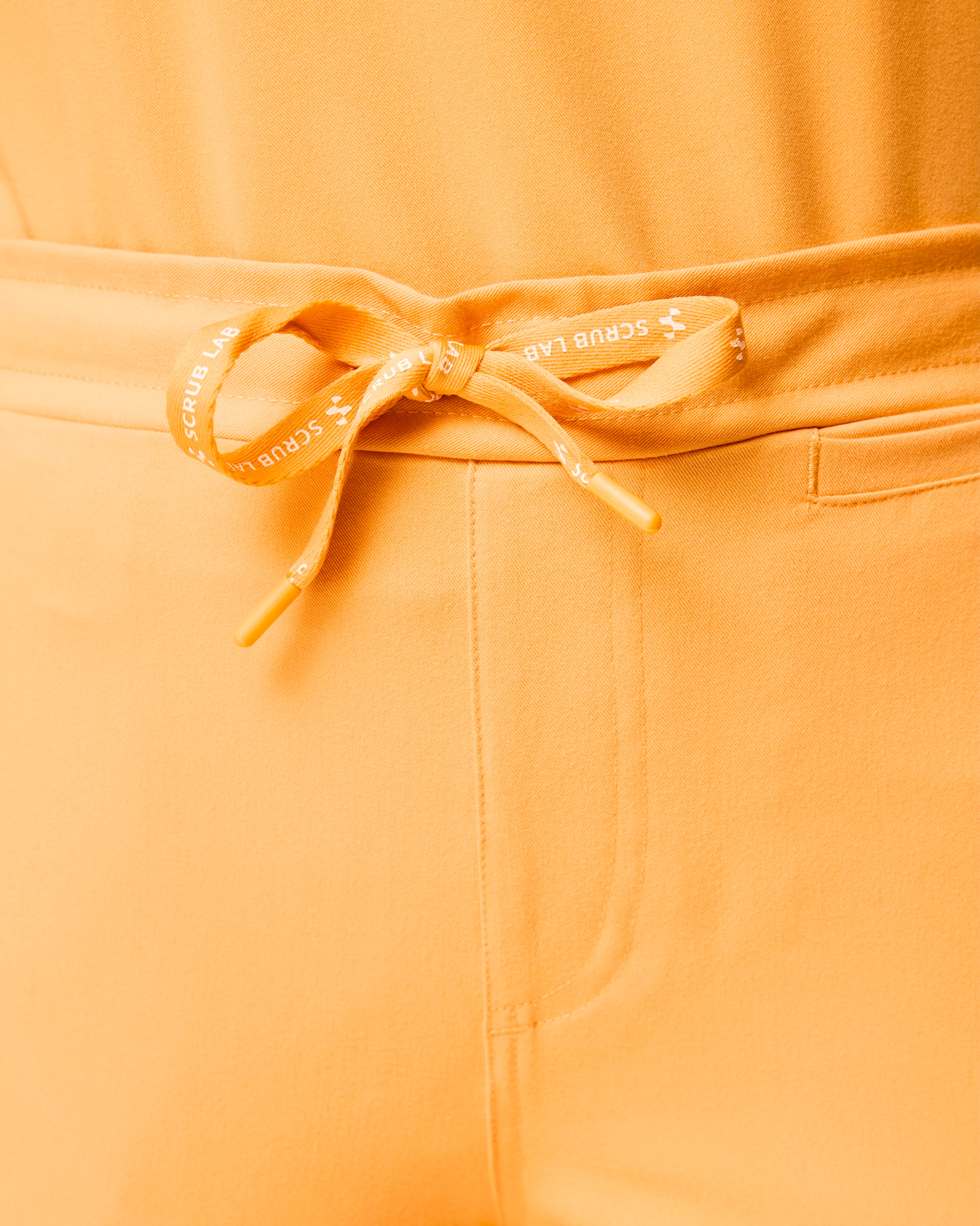 CLARISSA Skinny Leg Scrub Pants - Tangerine Orange | SLTECH™ - Image 11