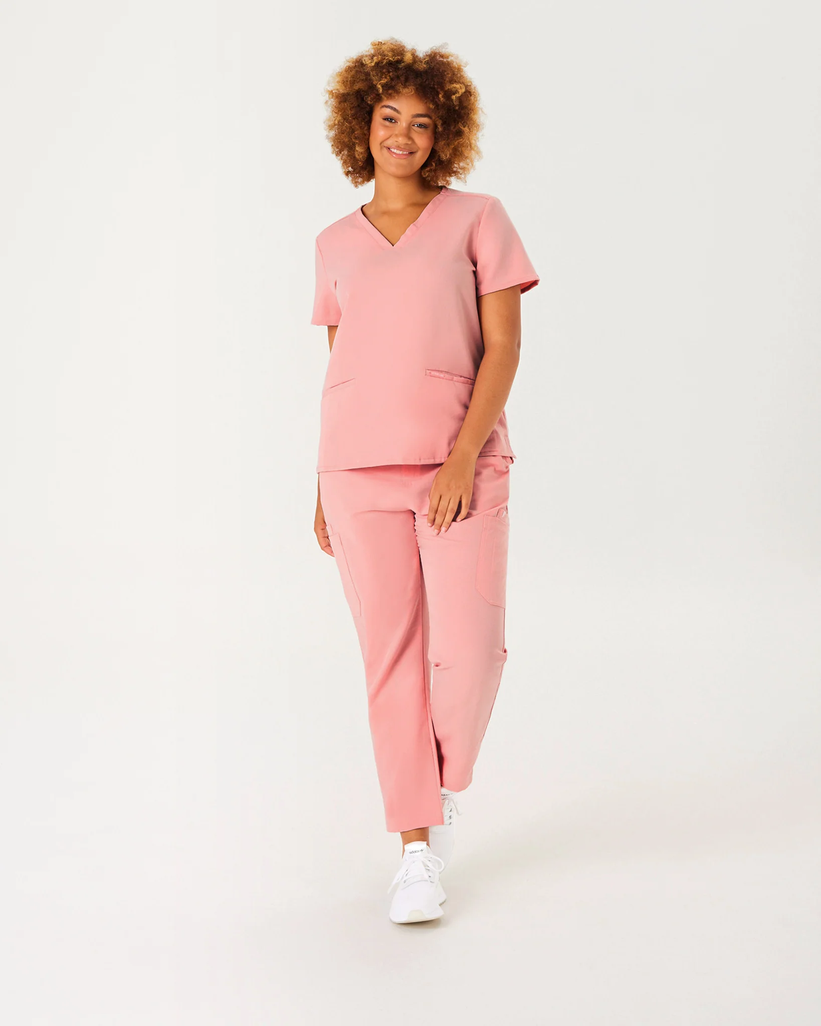 CLARISSA Skinny Leg Pants - Peach Quartz | SLTECH™ - Image 4