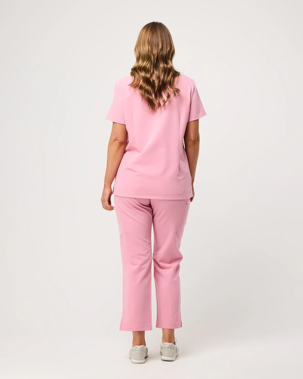 CLARISSA Skinny Leg Scrub Pants - Picasso Pink | SLTECH™ - Image 5