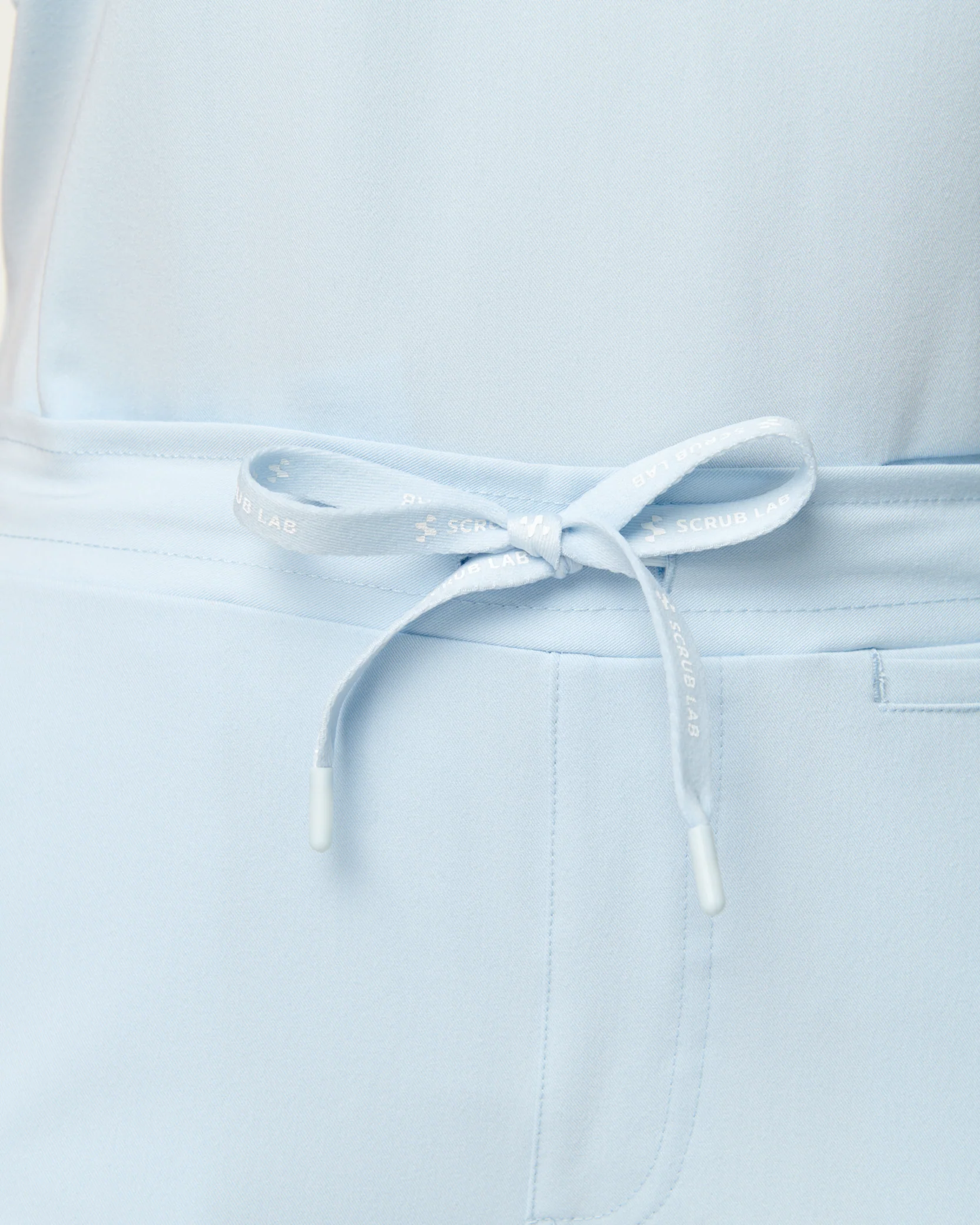 CLARISSA Skinny Leg Scrub Pants - Powder Blue | SLTECH™ - Image 10