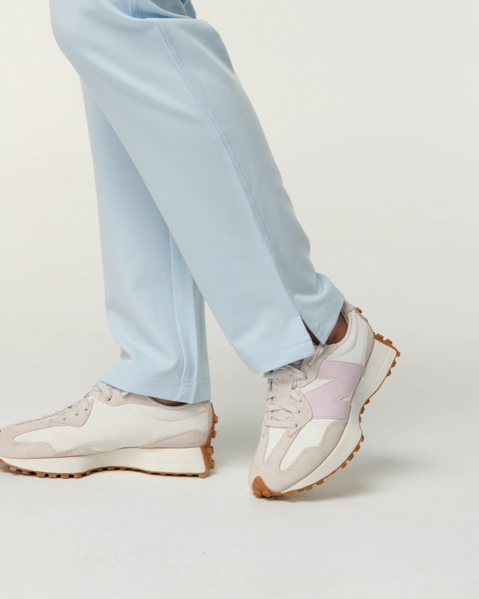 CLARISSA Skinny Leg Scrub Pants - Powder Blue | SLTECH™ - Image 9