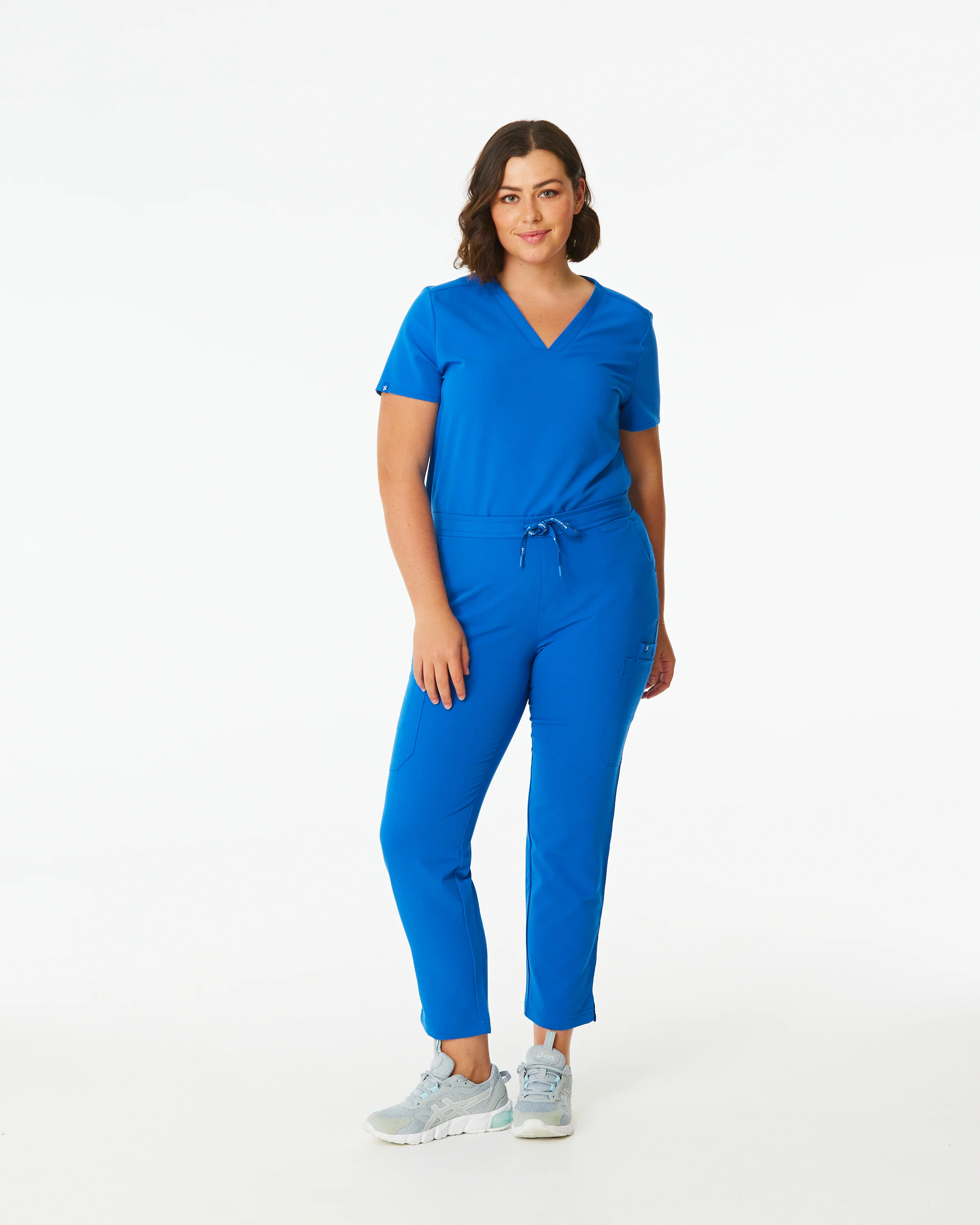 CLARISSA Skinny Leg Scrub Pants - Royal Blue | SLTECH™ - Image 3