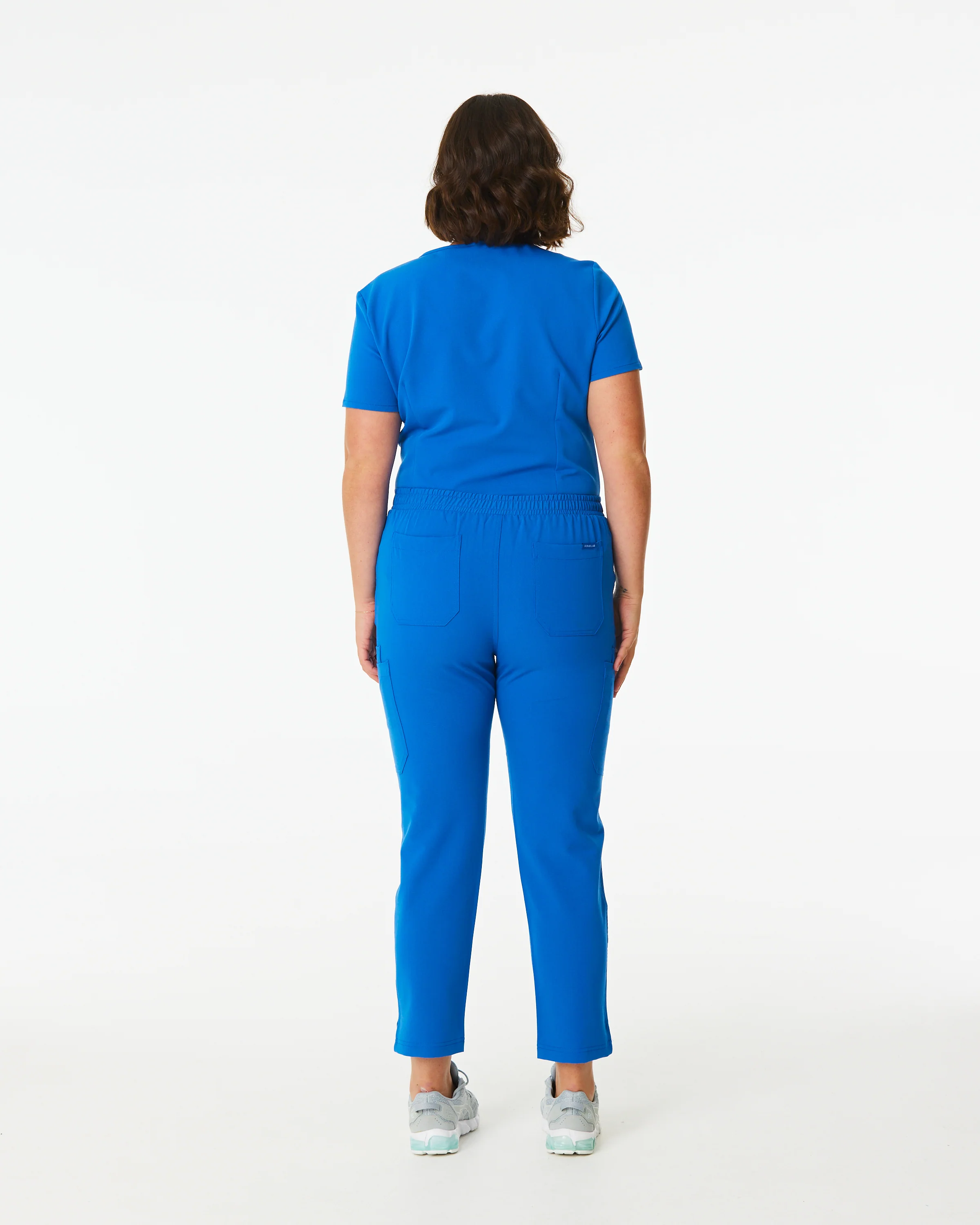 CLARISSA Skinny Leg Scrub Pants - Royal Blue | SLTECH™ - Image 4