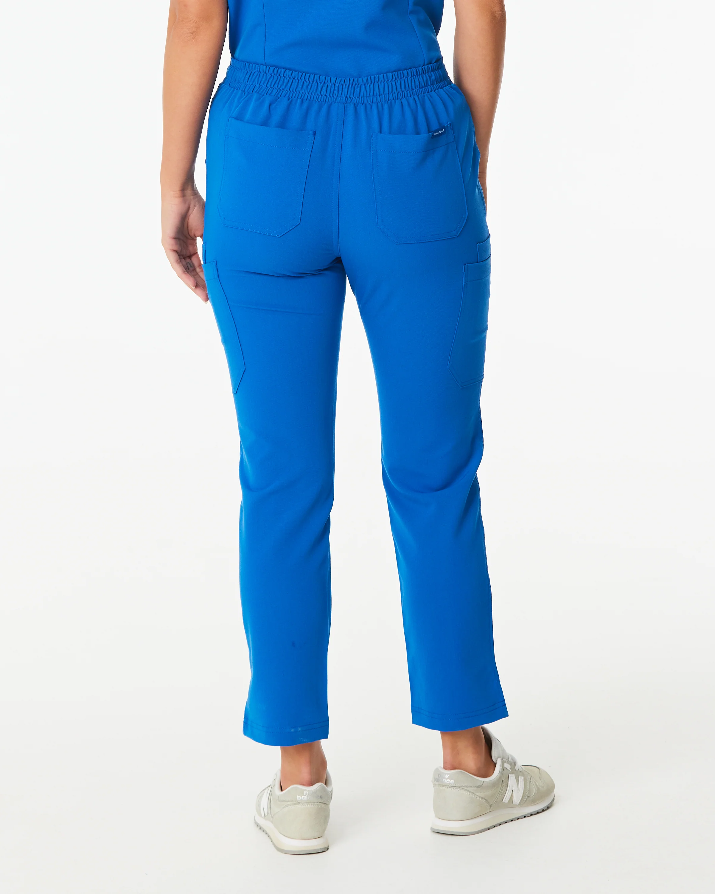 CLARISSA Skinny Leg Scrub Pants - Royal Blue | SLTECH™ - Image 5