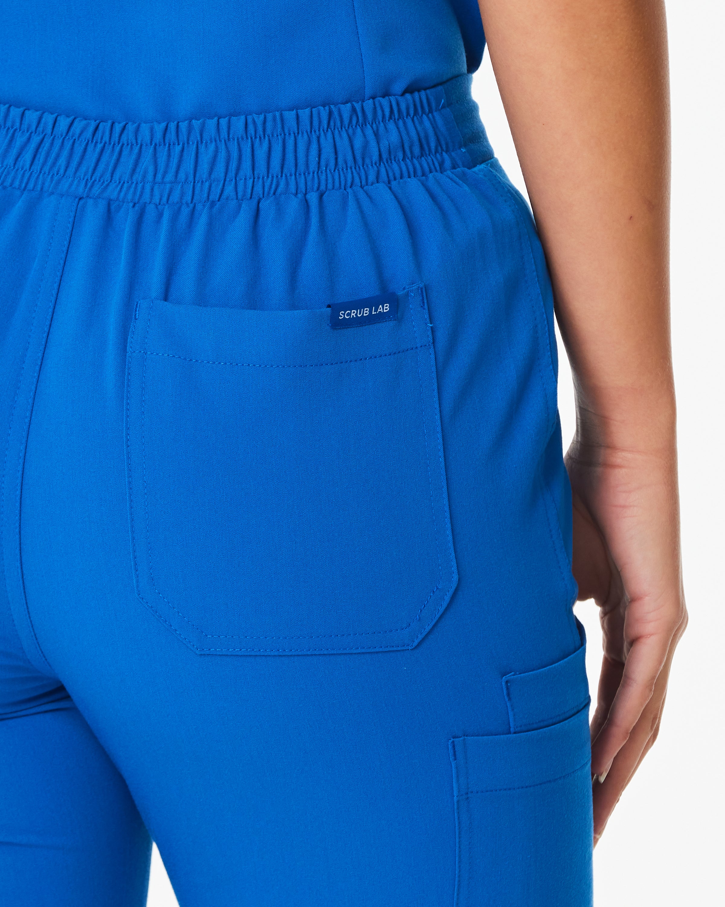 CLARISSA Skinny Leg Scrub Pants - Royal Blue | SLTECH™ - Image 8