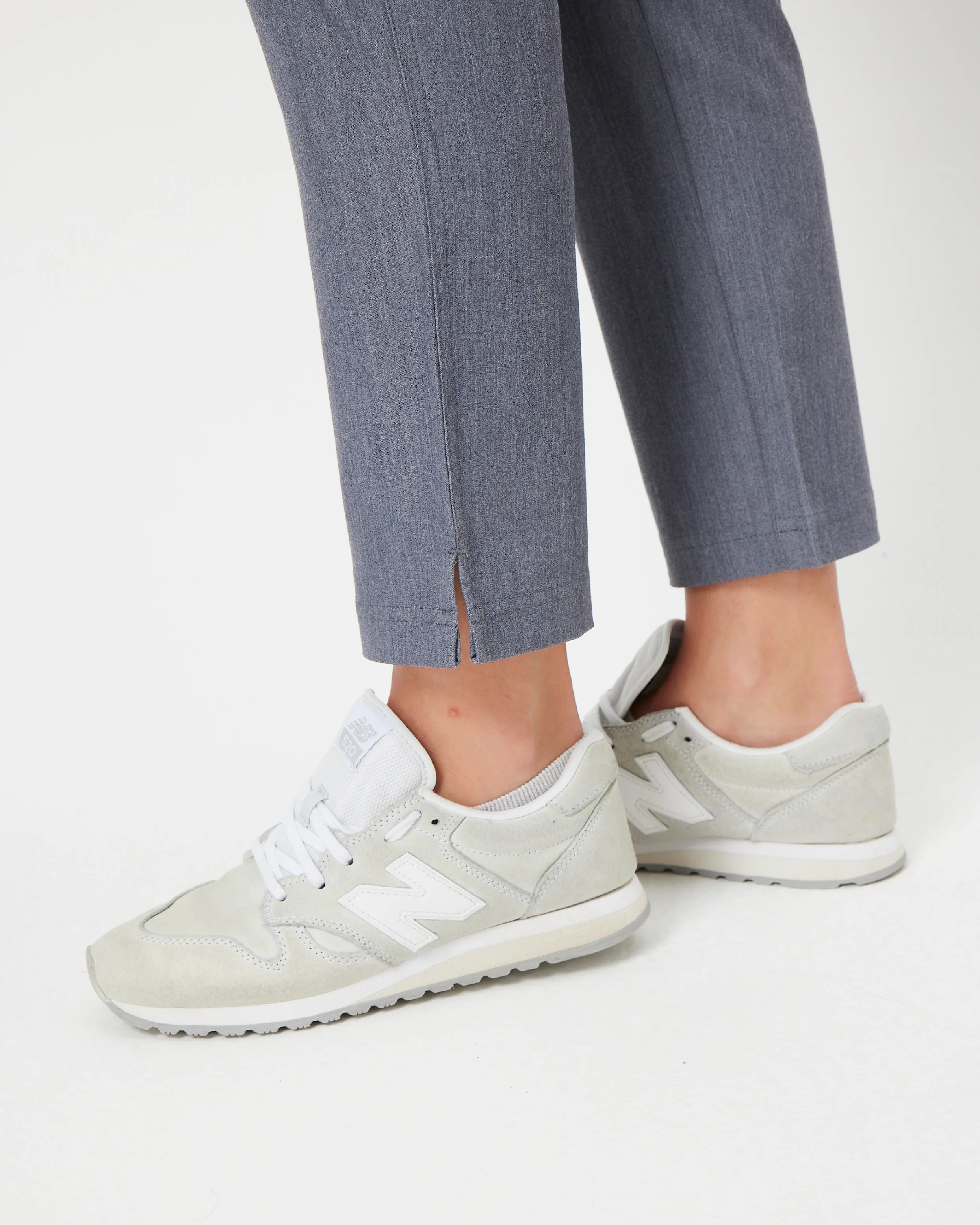 CLARISSA Skinny Leg Scrub Pants - Steel Grey | SLTECH™ - Image 7