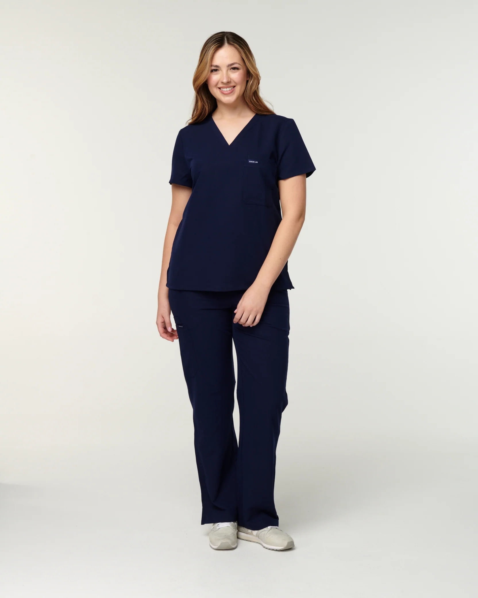 EDITH Straight Leg Scrub Pants - Navy | SLTECH™ - Image 4