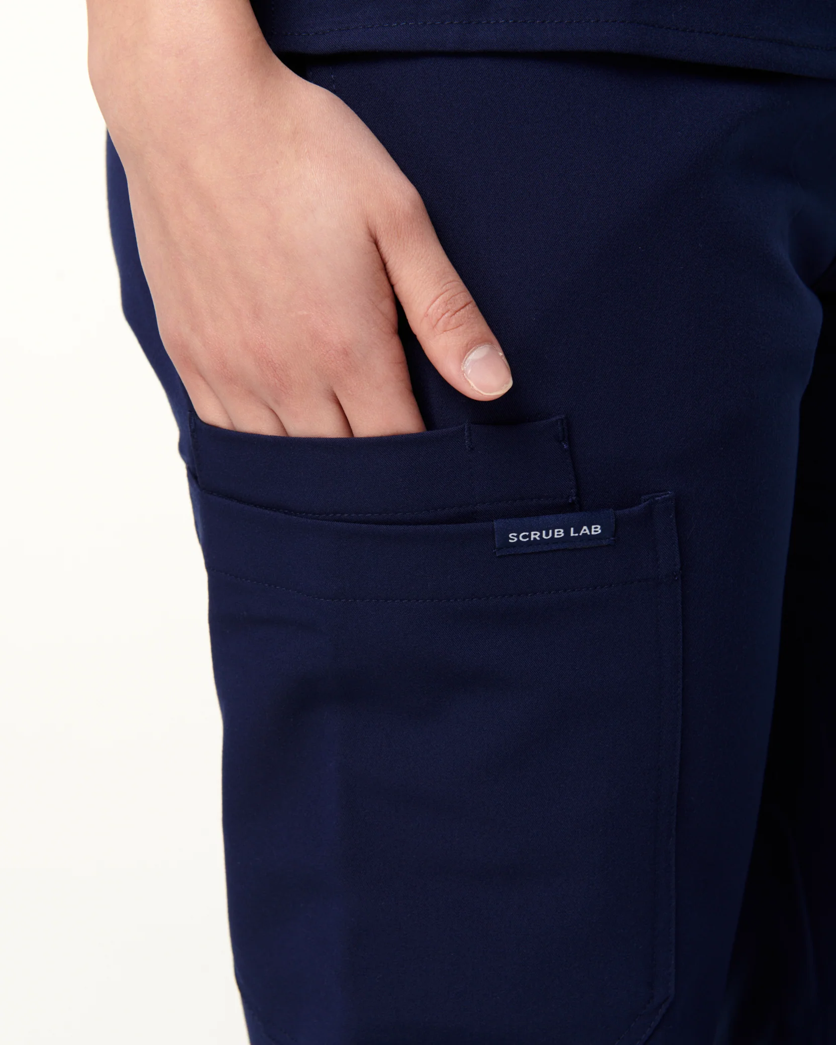 EDITH Straight Leg Scrub Pants - Navy | SLTECH™ - Image 9