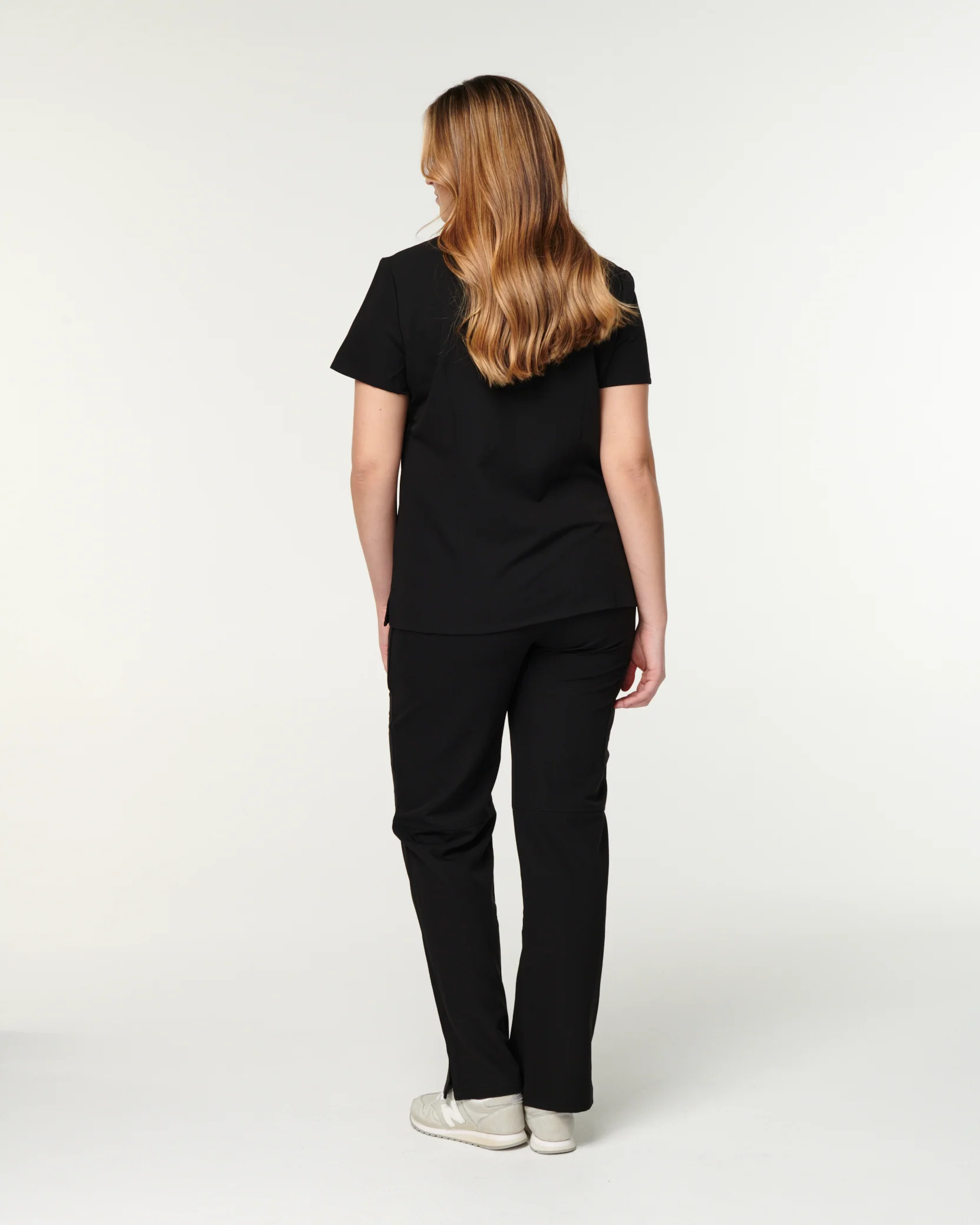 EDITH Straight Leg Scrub Pants - Black | SLTECH™ - Image 6