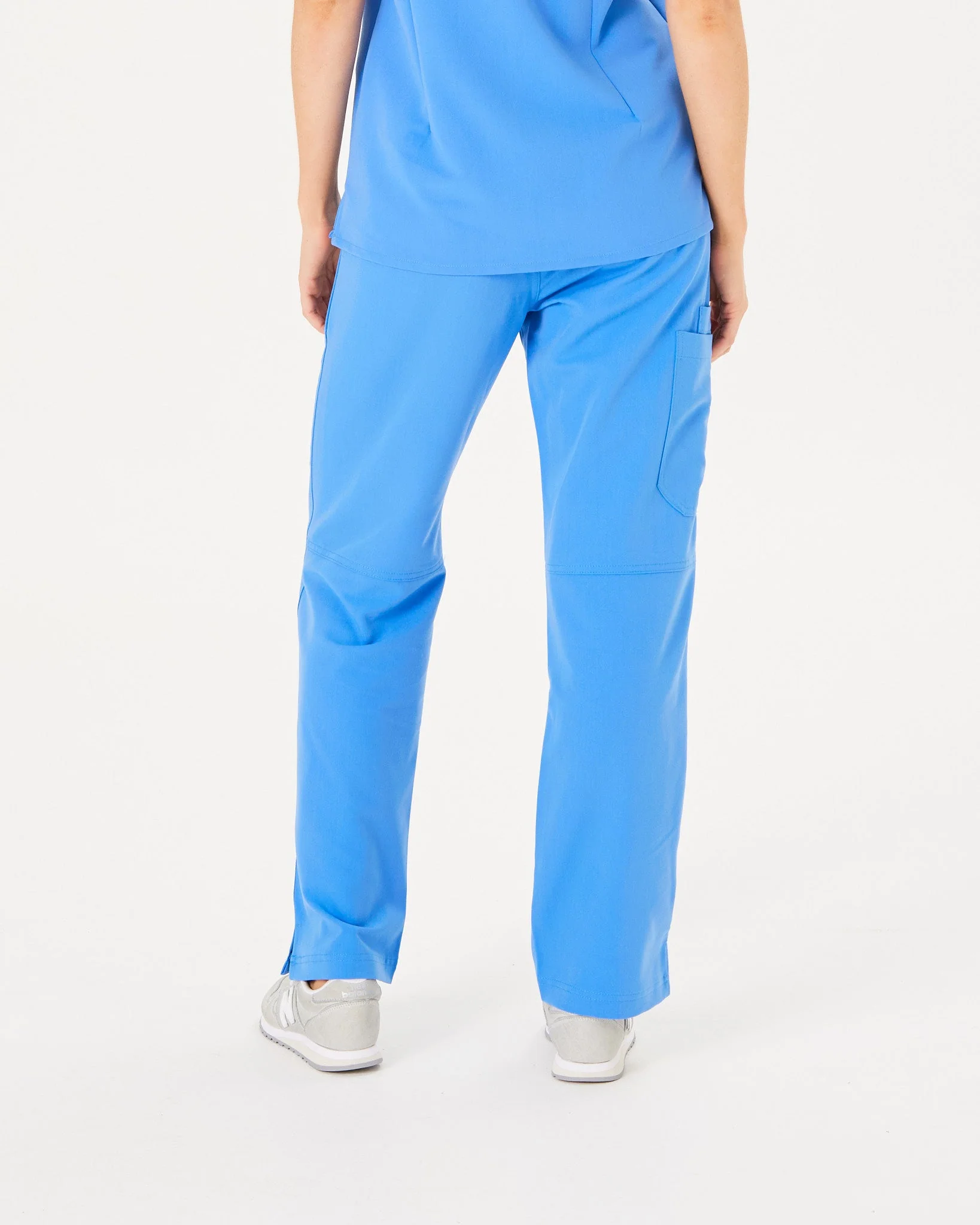EDITH Straight Leg Scrub Pants - Ceil | SLTECH™ - Image 3