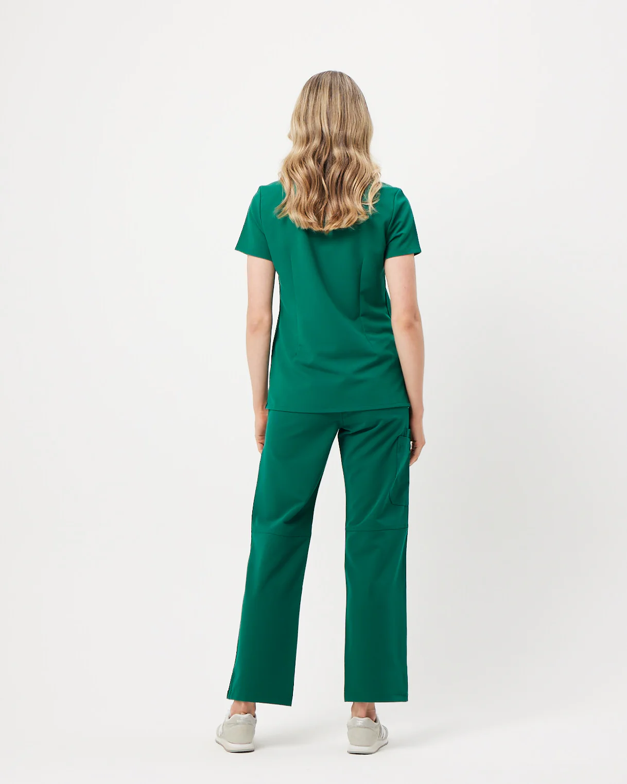 EDITH Straight Leg Scrub Pants - Hunter Green | SLTECH™ - Image 4