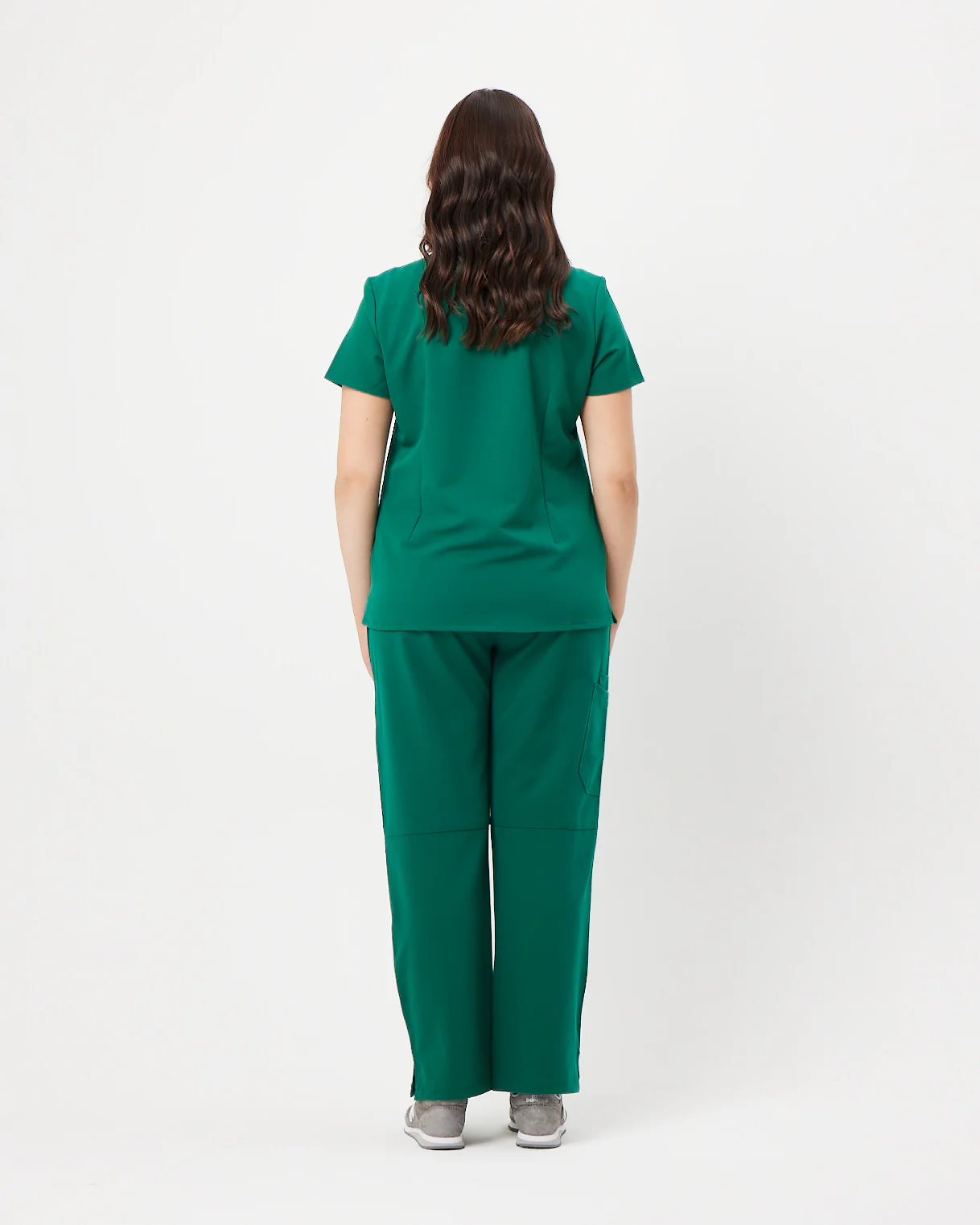 EDITH Straight Leg Scrub Pants - Hunter Green | SLTECH™ - Image 5