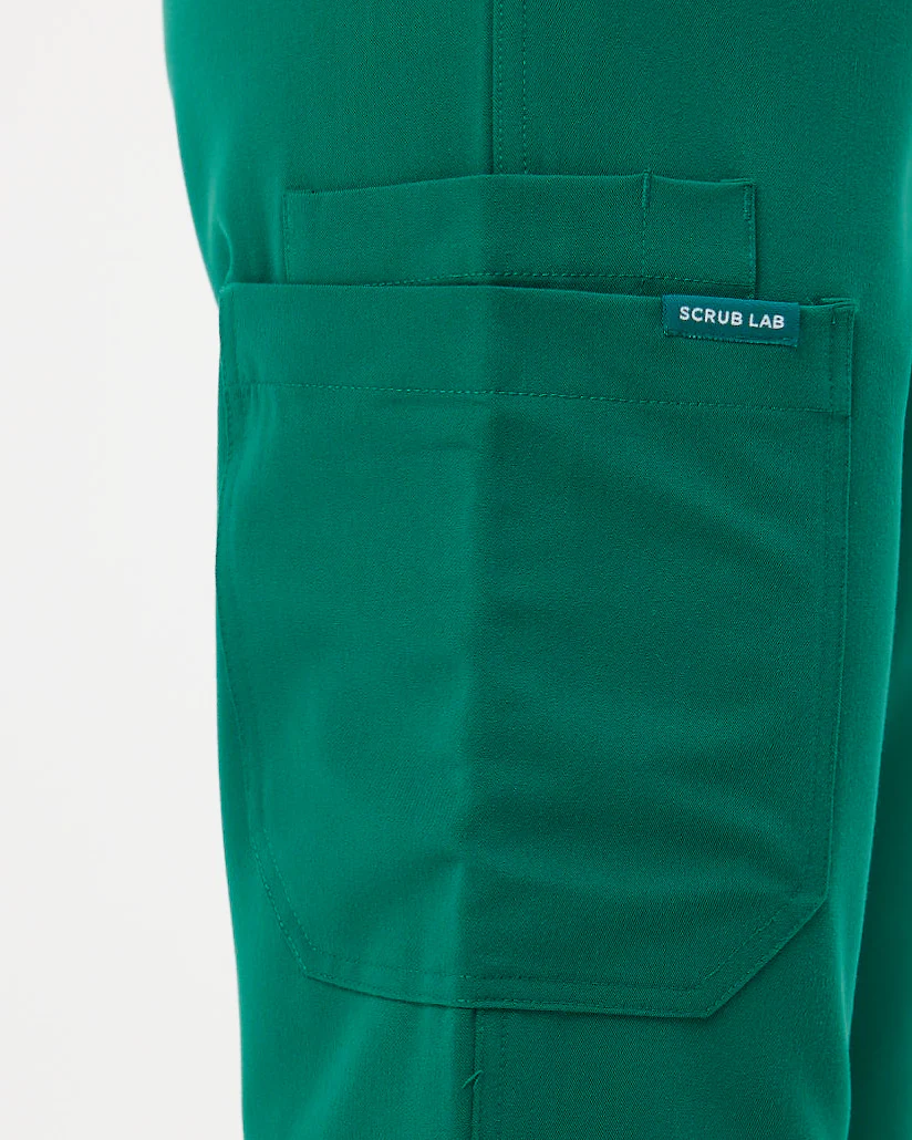 EDITH Straight Leg Scrub Pants - Hunter Green | SLTECH™ - Image 7