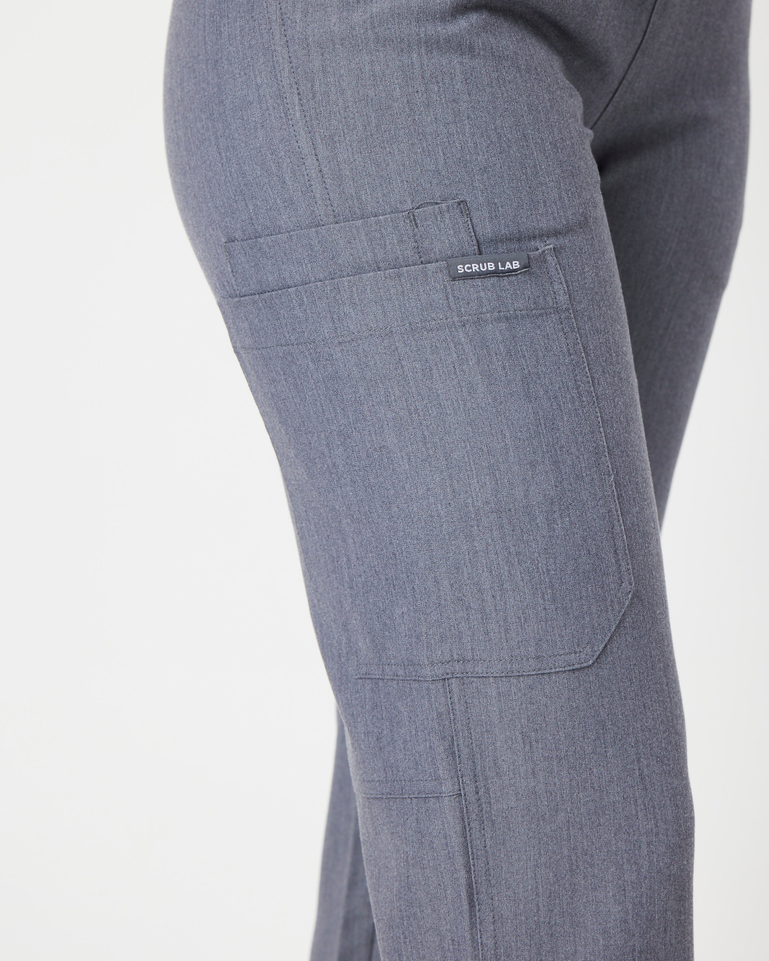 EDITH Straight Leg Scrub Pants - Steel Grey | SLTECH™ - Image 7
