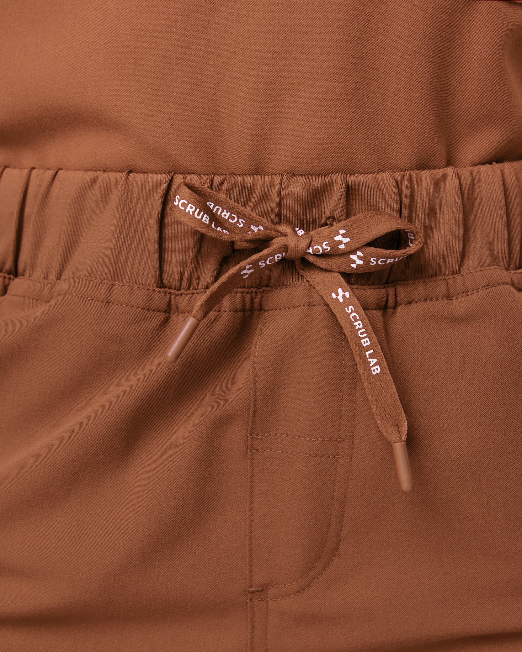 EDITH Straight Leg Scrub Pants - Pecan Brown | SLTECH™ - Image 11