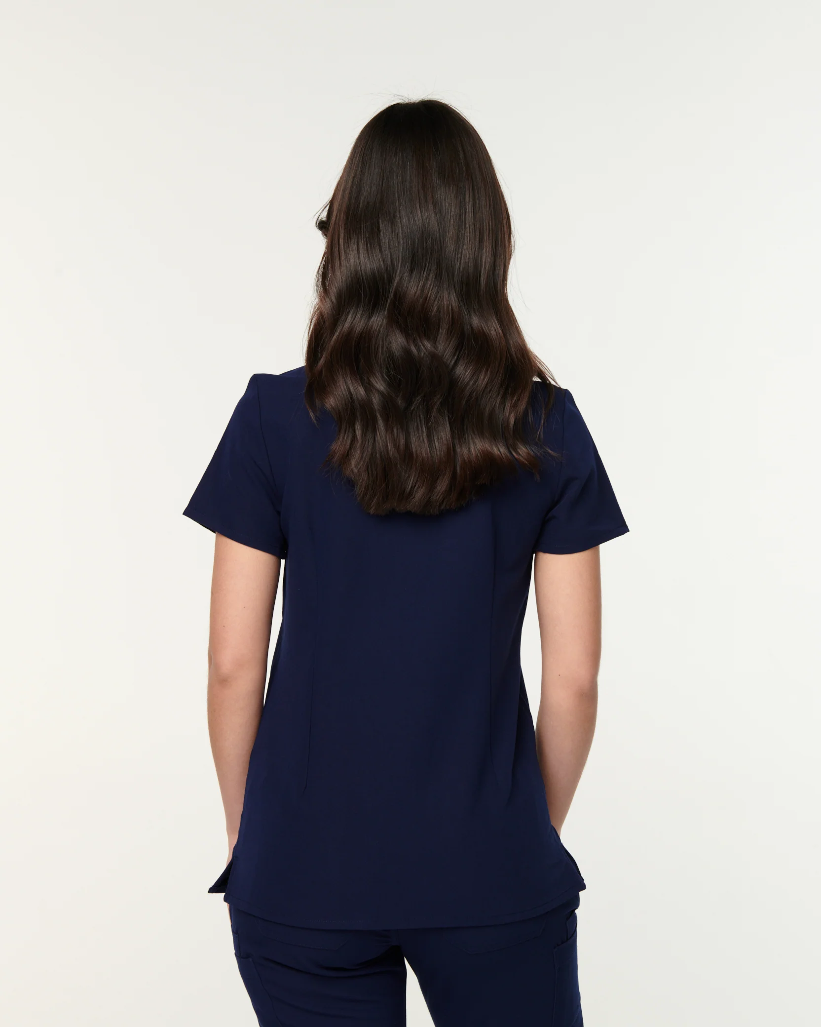 ELIZABETH Two Pocket Scrub Top - Navy | SLTECH™ - Image 5