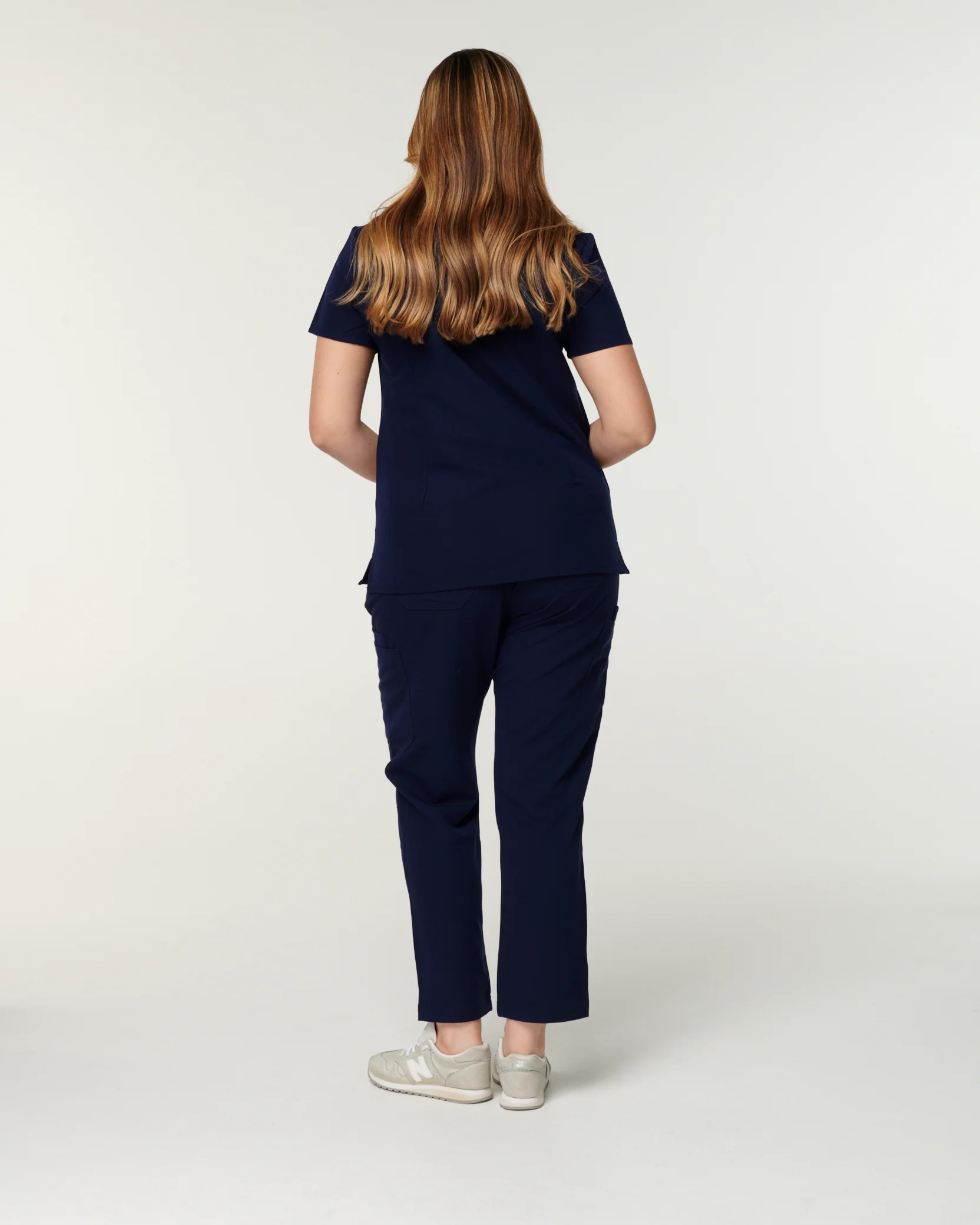 ELIZABETH Two Pocket Scrub Top - Navy | SLTECH™ - Image 6