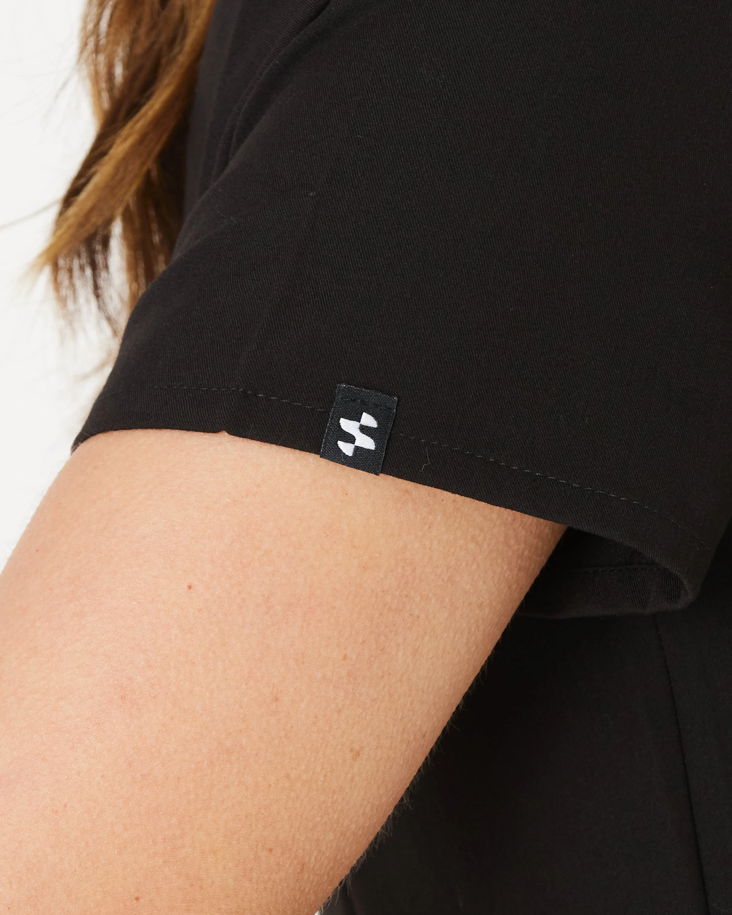 ELIZABETH Two Pocket Scrub Top - Black | SLTECH™ - Image 5