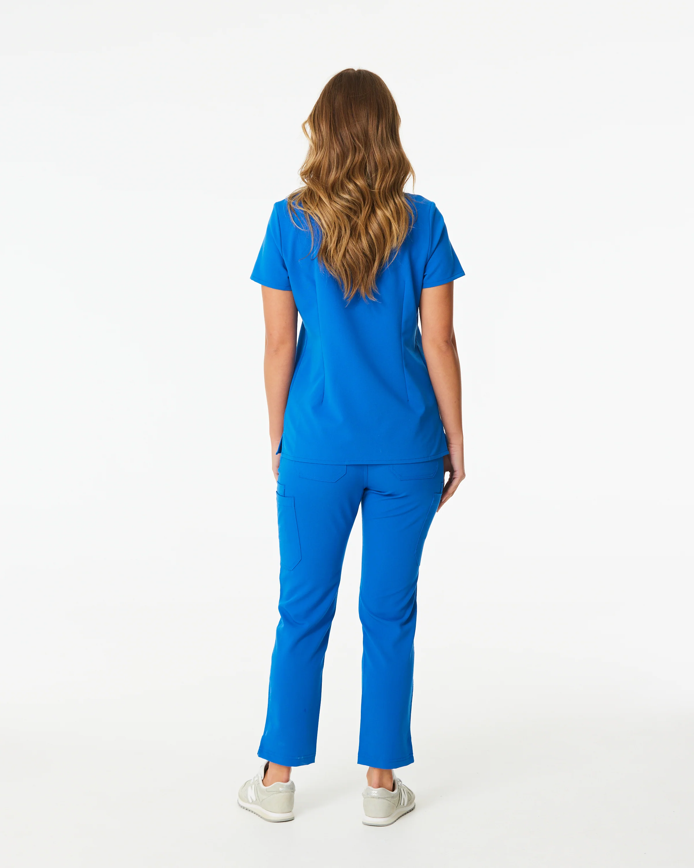 ELIZABETH Two Pocket Scrub Top - Royal Blue | SLTECH™ - Image 4