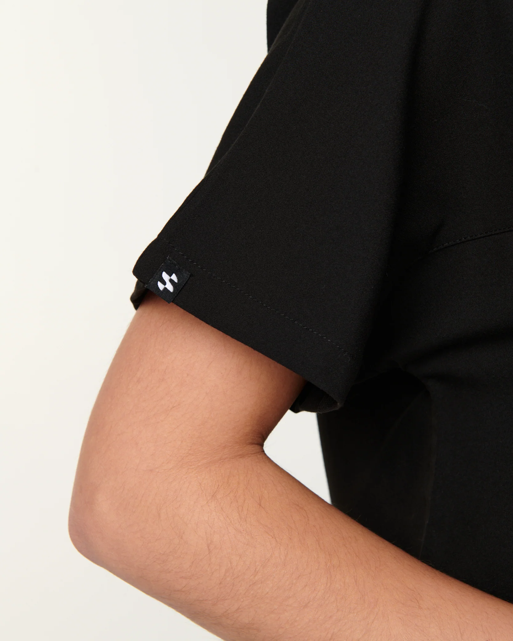 FIONA Crew Neck Scrub Top - Black | SLTECH™ - Image 9