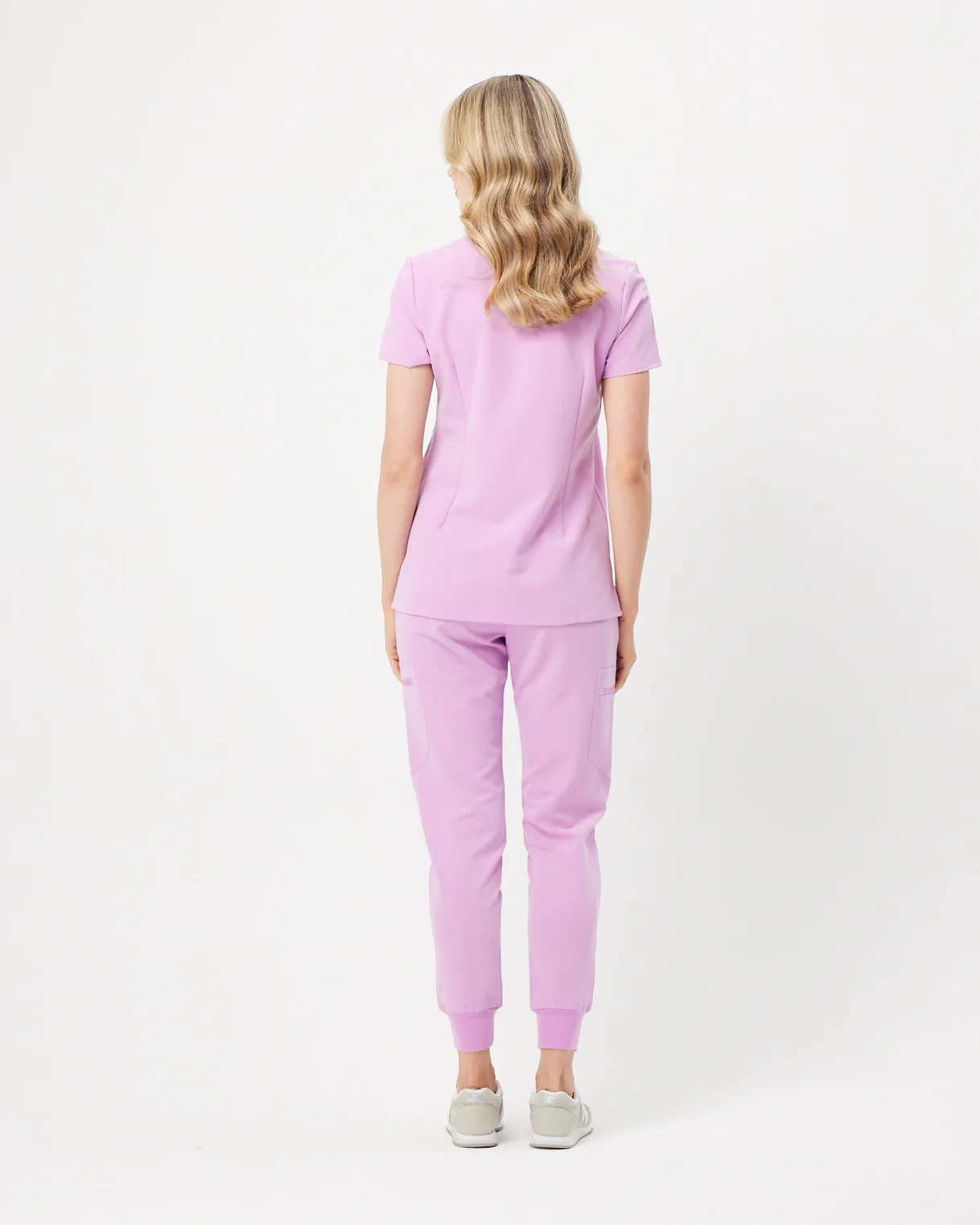 FLORENCE Three Chest Pocket Scrub Top - Lavender Haze | SLTECH™ - Image 5