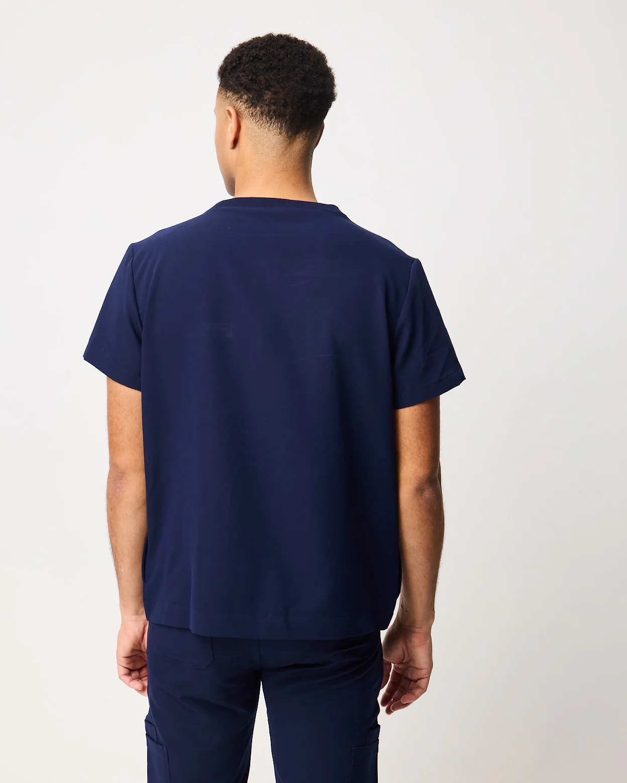 HENRY Crew Neck Scrub Top - Navy | SLTECH™ - Image 3