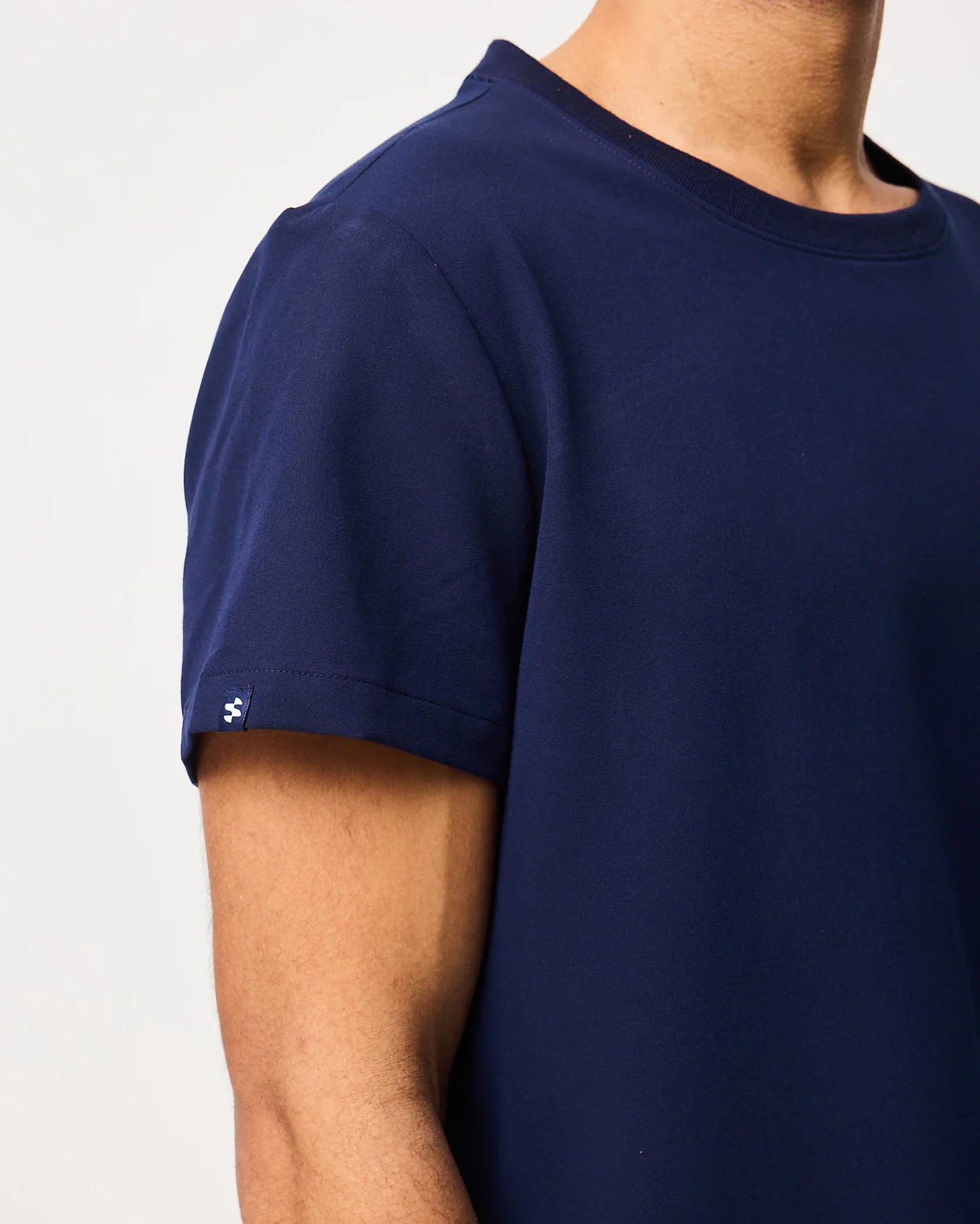 HENRY Crew Neck Scrub Top - Navy | SLTECH™ - Image 4