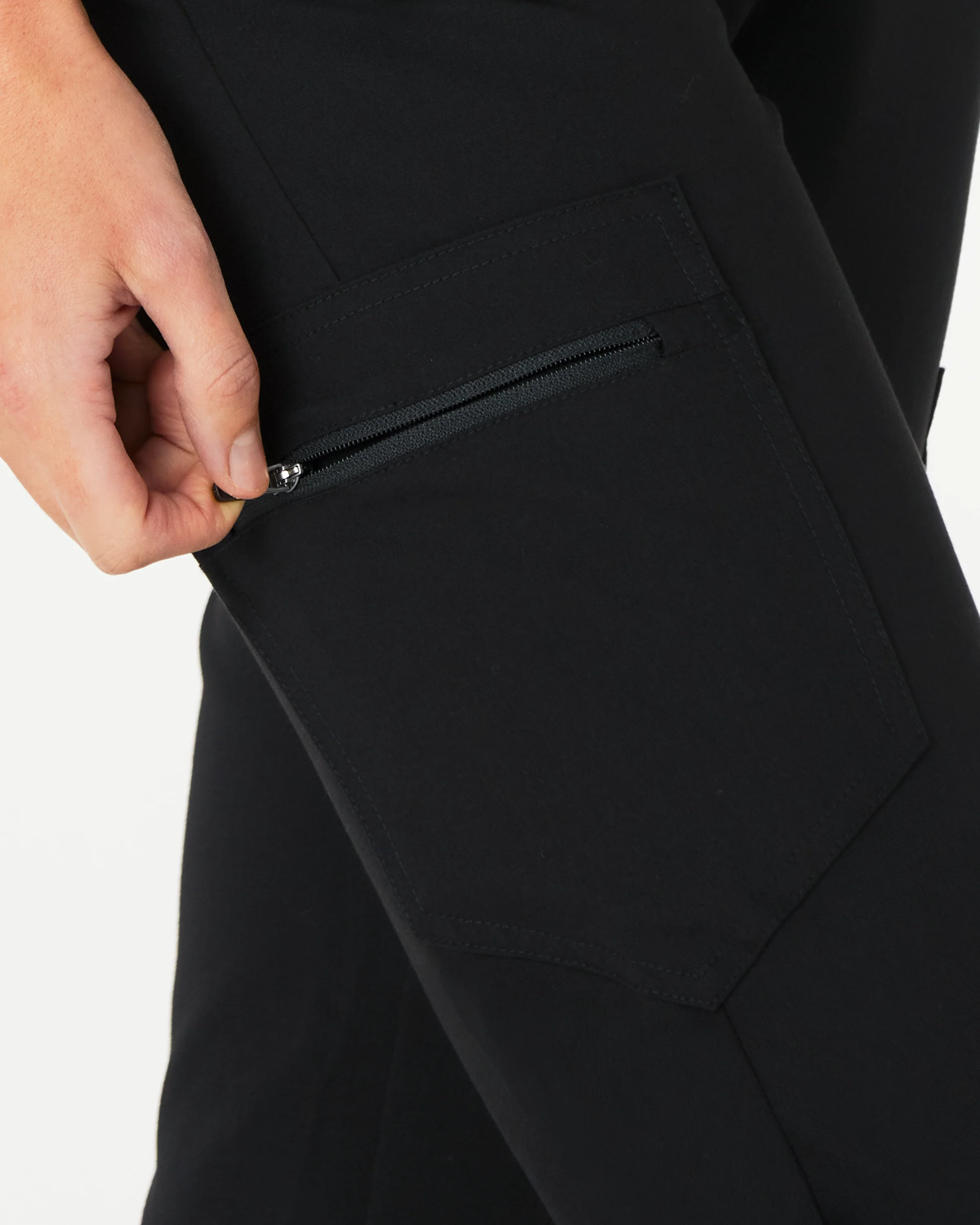 LUCY High Waisted Jogger Scrub Pants - Black | SLTECH™ - Image 7