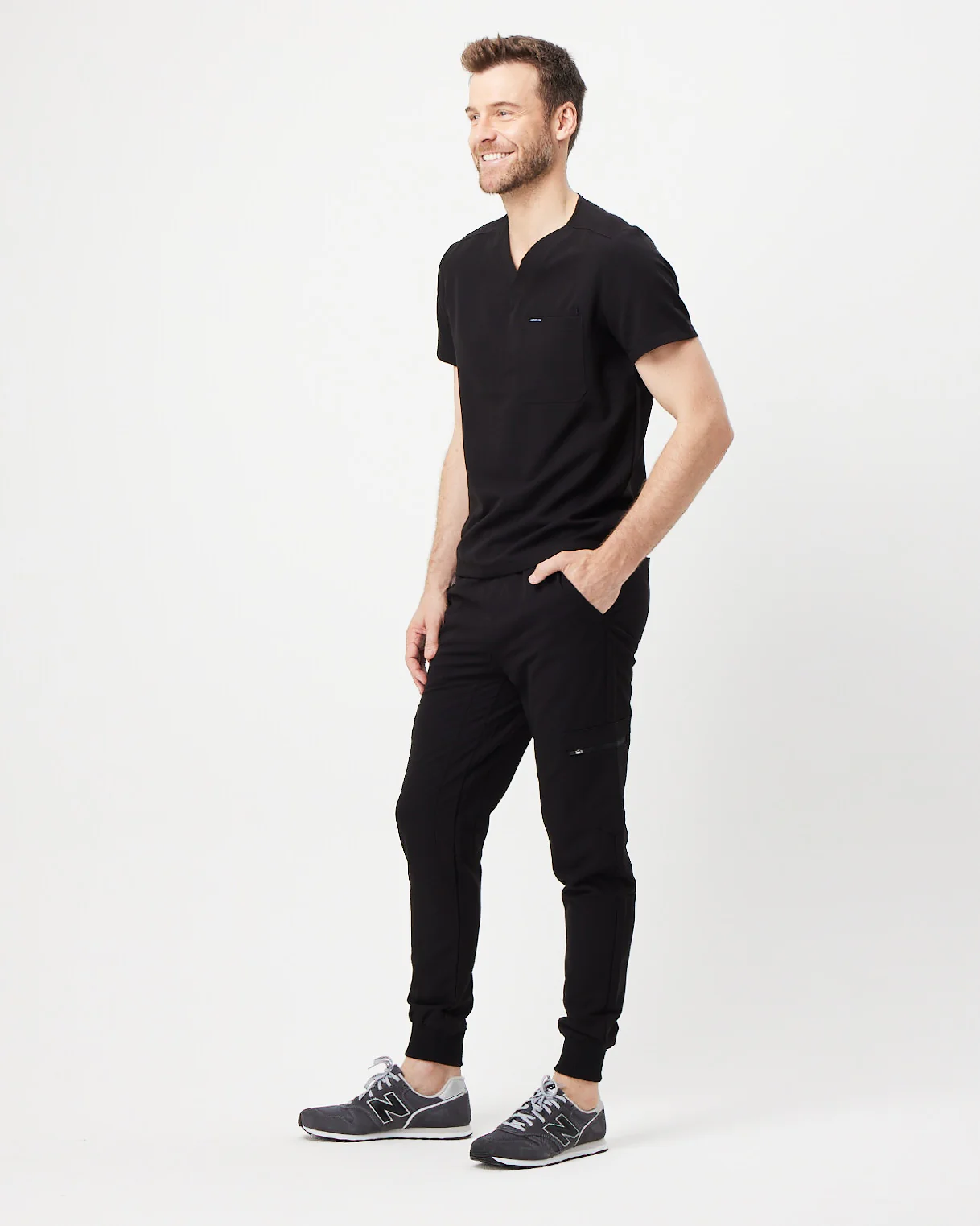 HOWARD Jogger Scrub Pants - Black | SLTECH™ - Image 4
