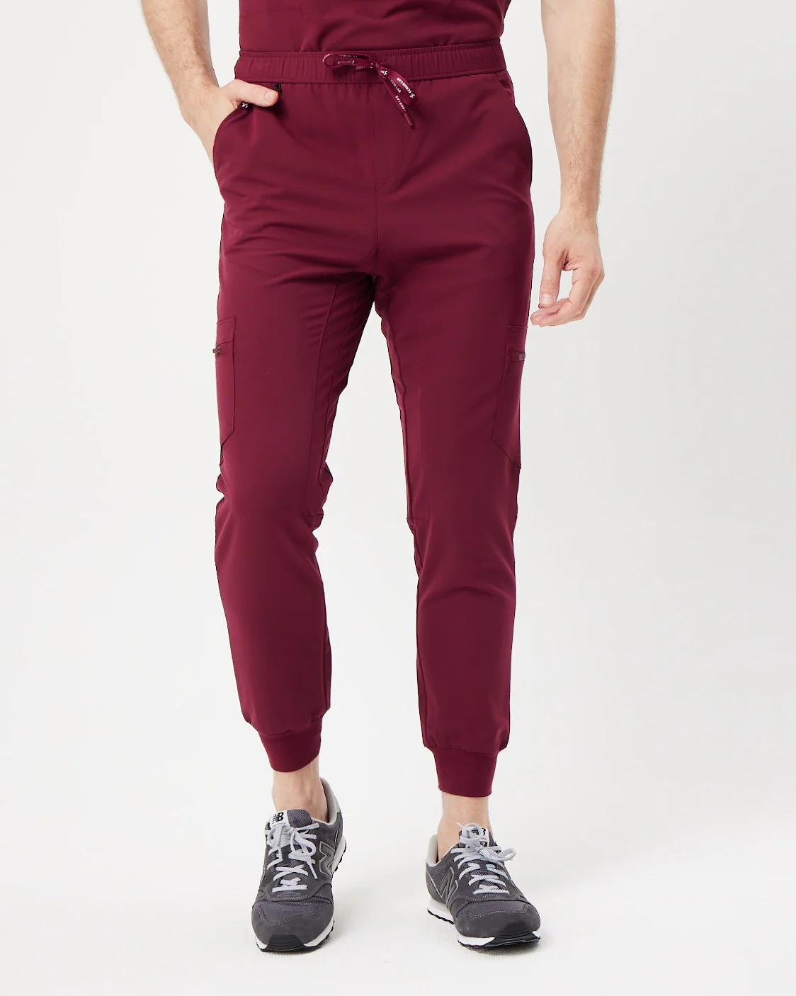 HOWARD Jogger Scrub Pants - Maroon | SLTECH™