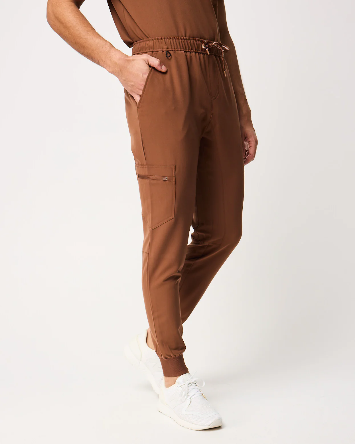 HOWARD Jogger Scrub Pants - Pecan Brown | SLTECH™ - Image 3