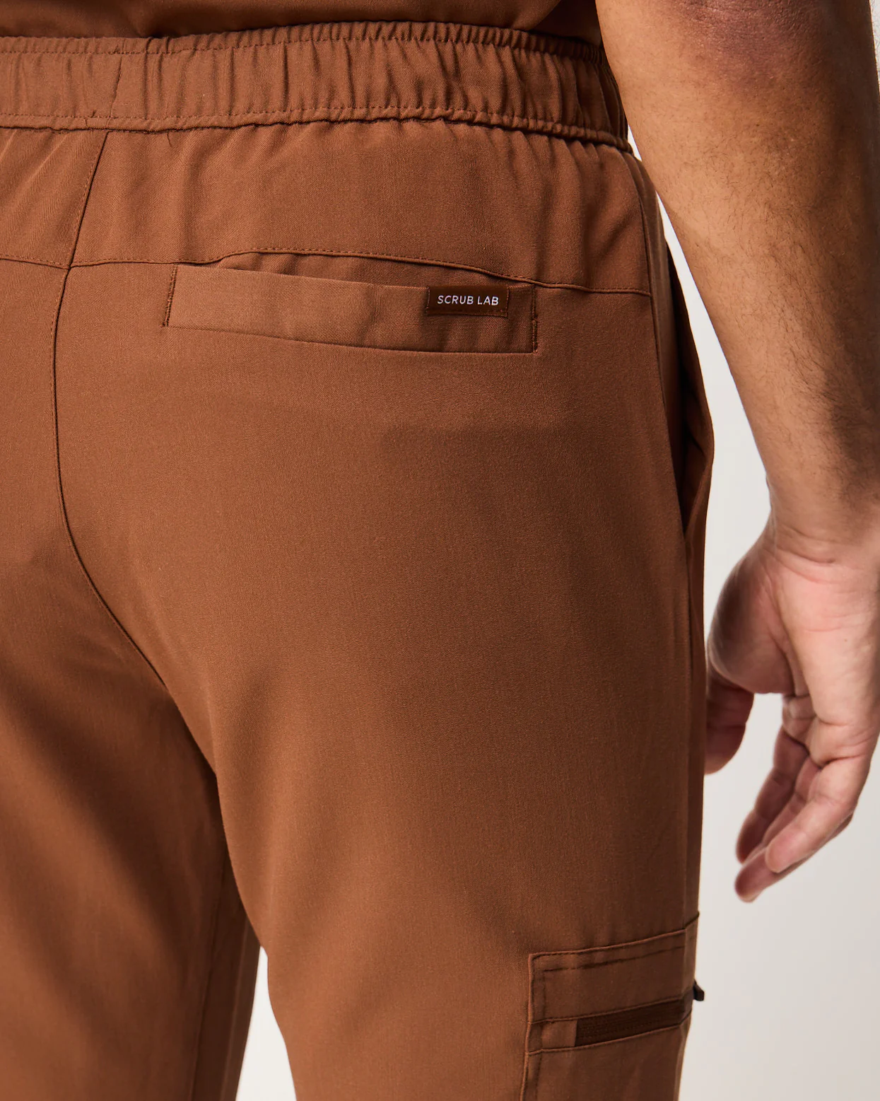 HOWARD Jogger Scrub Pants - Pecan Brown | SLTECH™ - Image 7