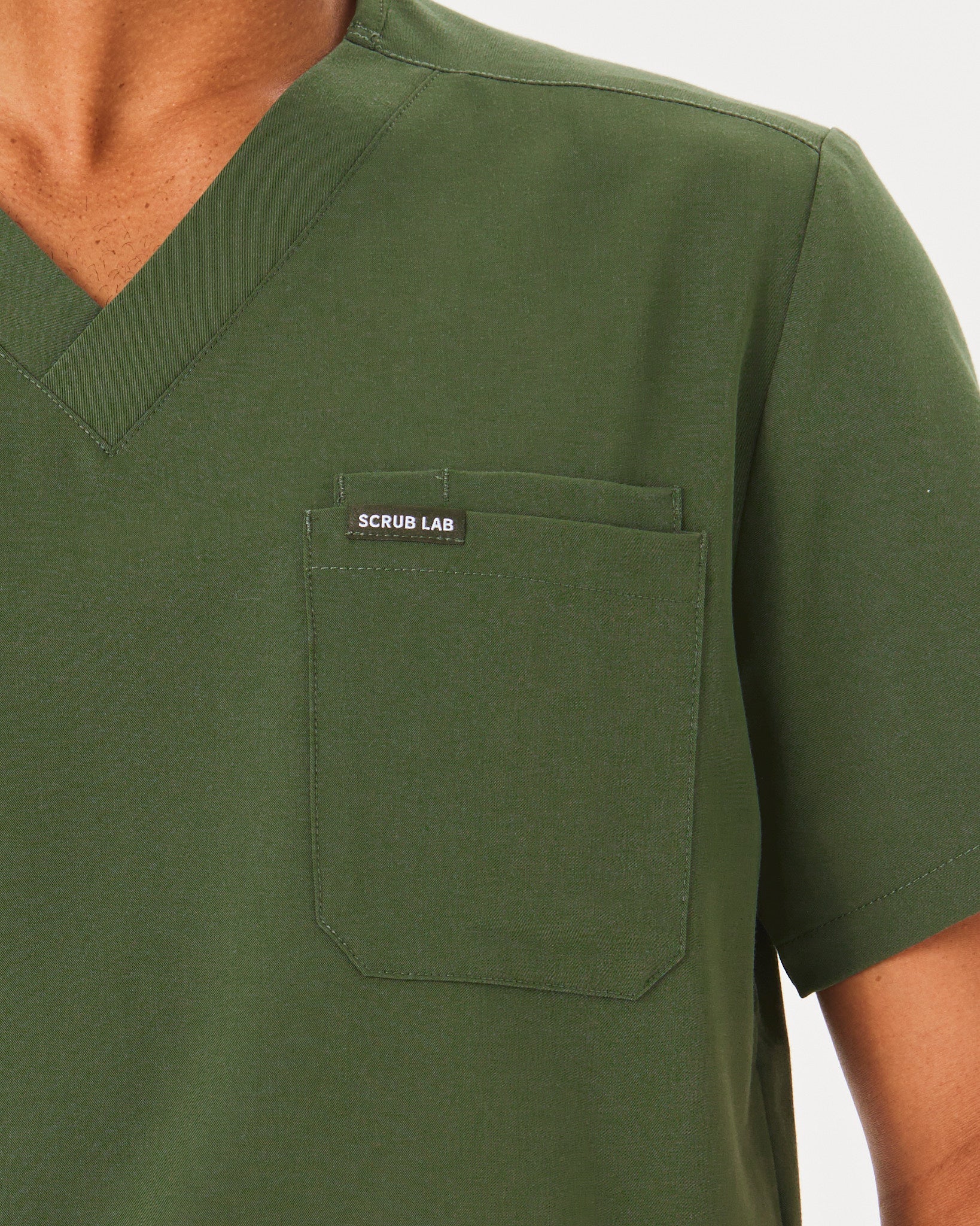 IAN Three Pocket Scrub Top - Combat Khaki | SLTECH™ - Image 4