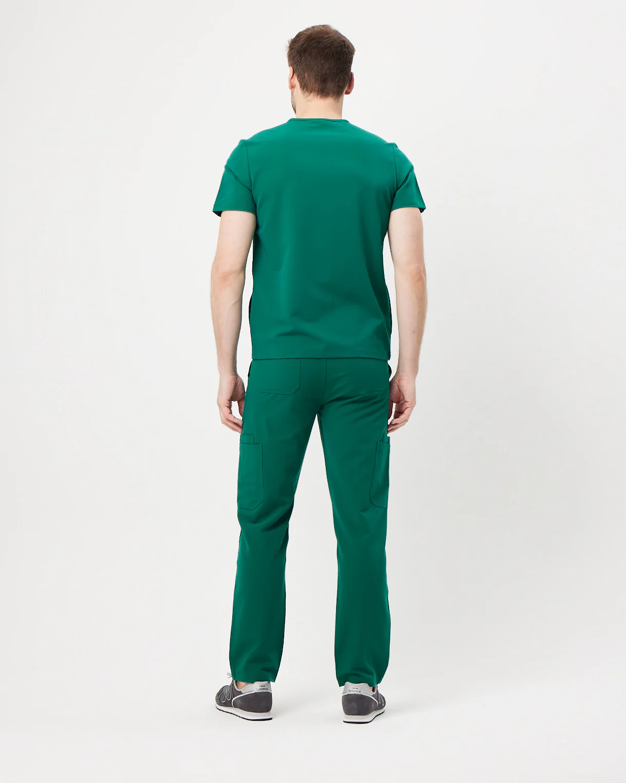 IAN Three Pocket Scrub Top - Hunter Green | SLTECH™ - Image 3