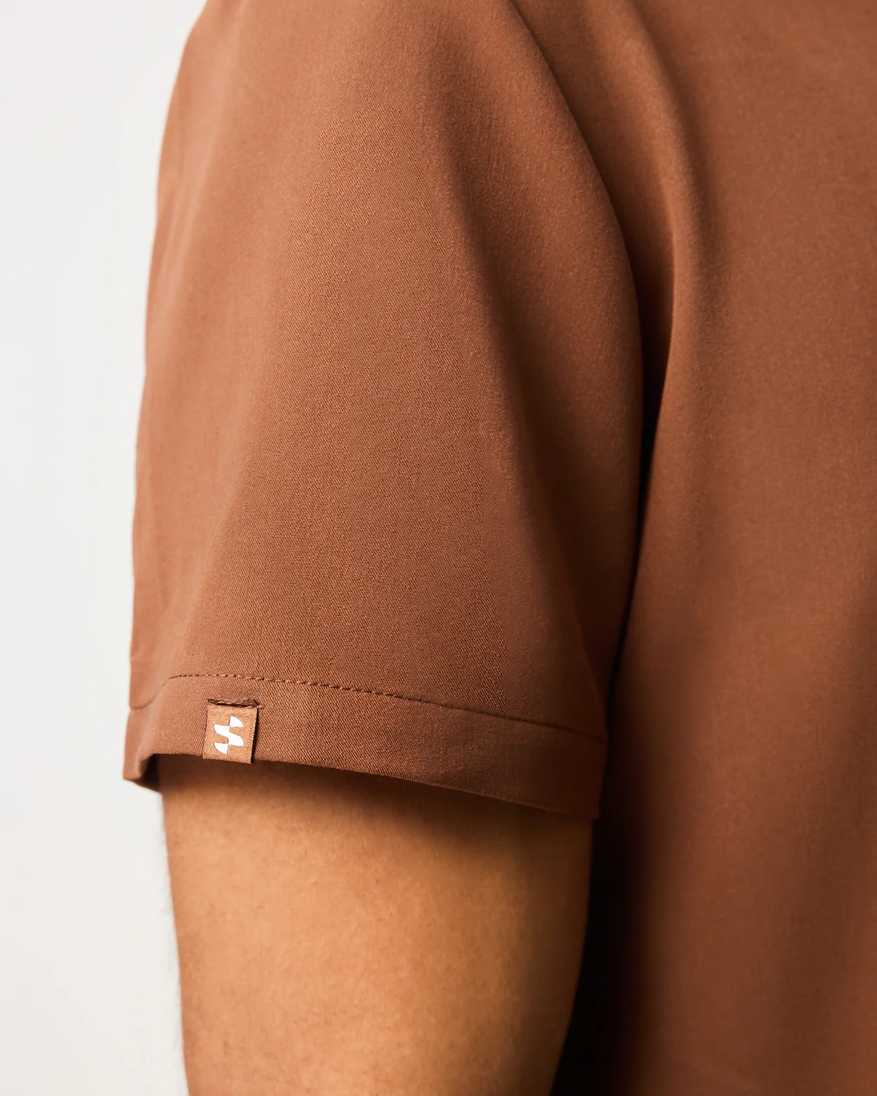 IAN Three Pocket Scrub Top - Pecan Brown | SLTECH™ - Image 5