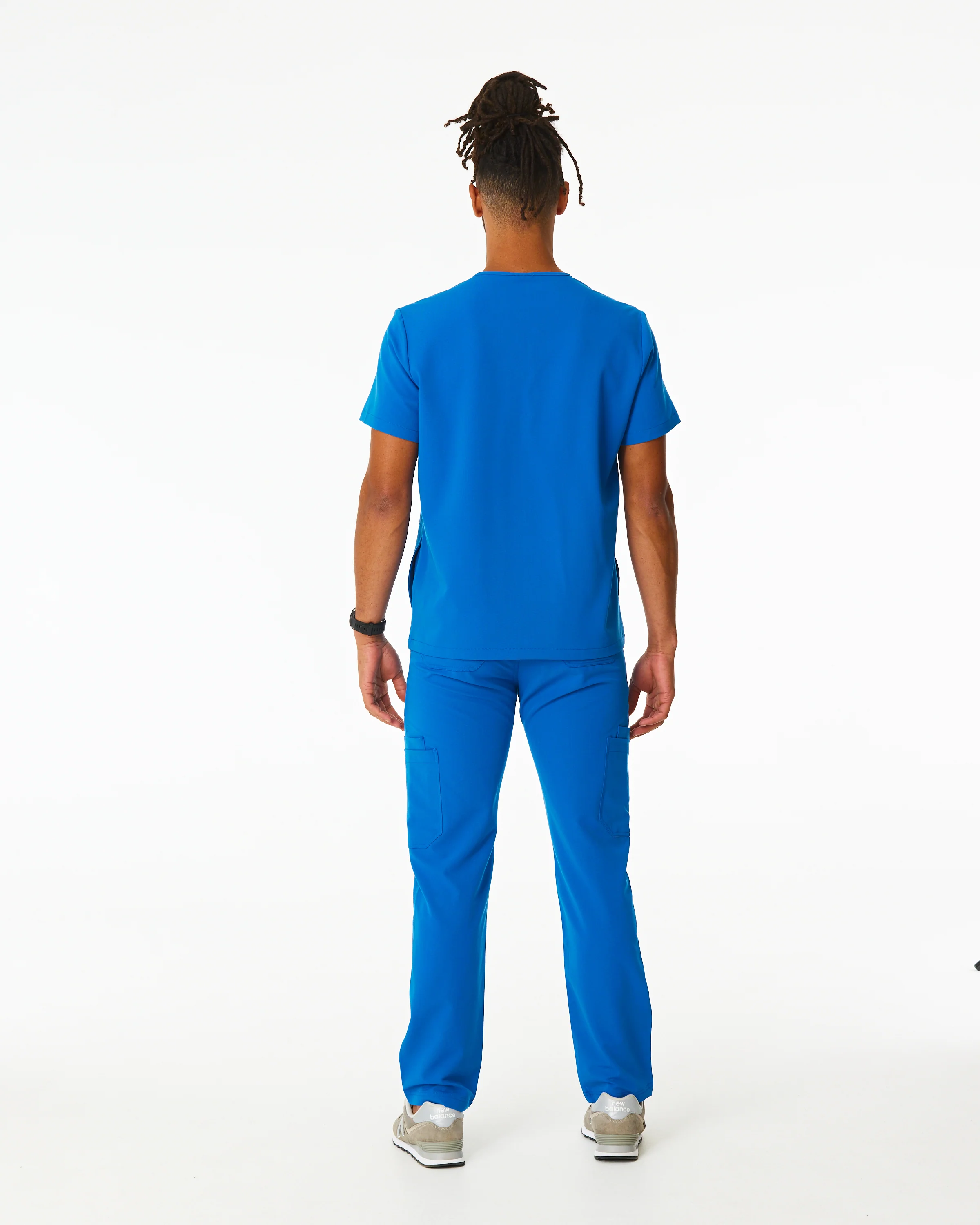 IAN Three Pocket Scrub Top - Royal Blue | SLTECH™ - Image 3