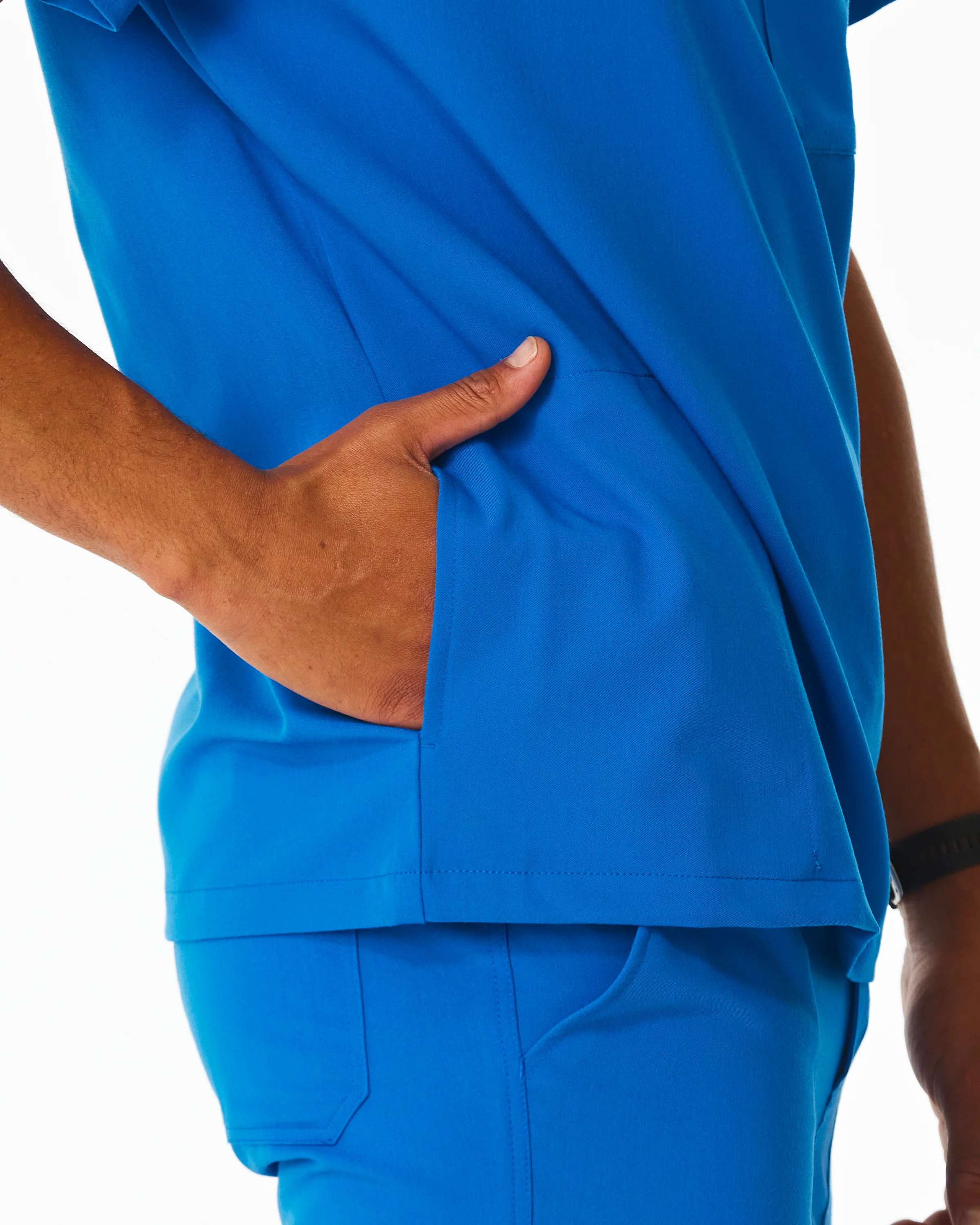 IAN Three Pocket Scrub Top - Royal Blue | SLTECH™ - Image 6
