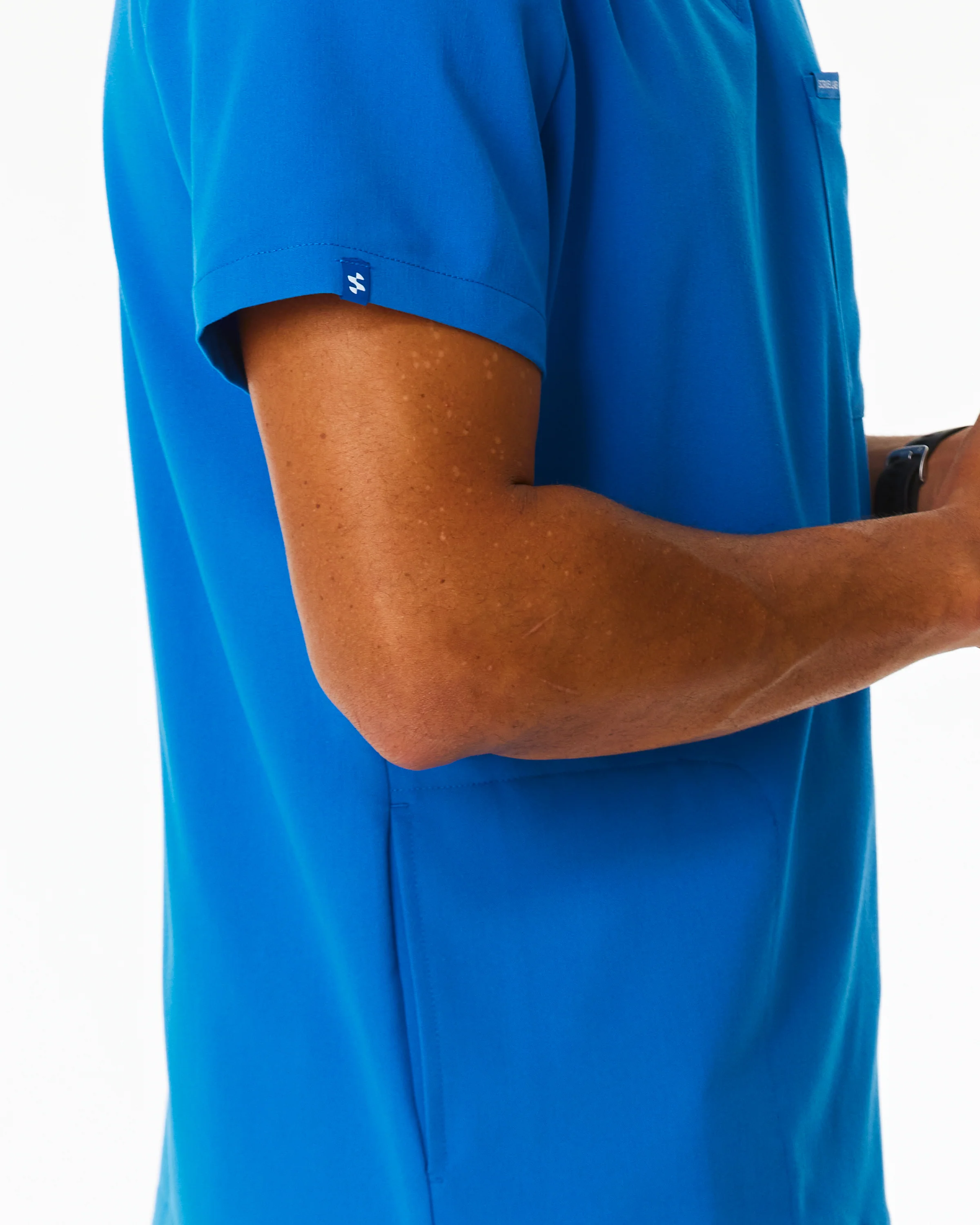 IAN Three Pocket Scrub Top - Royal Blue | SLTECH™ - Image 7