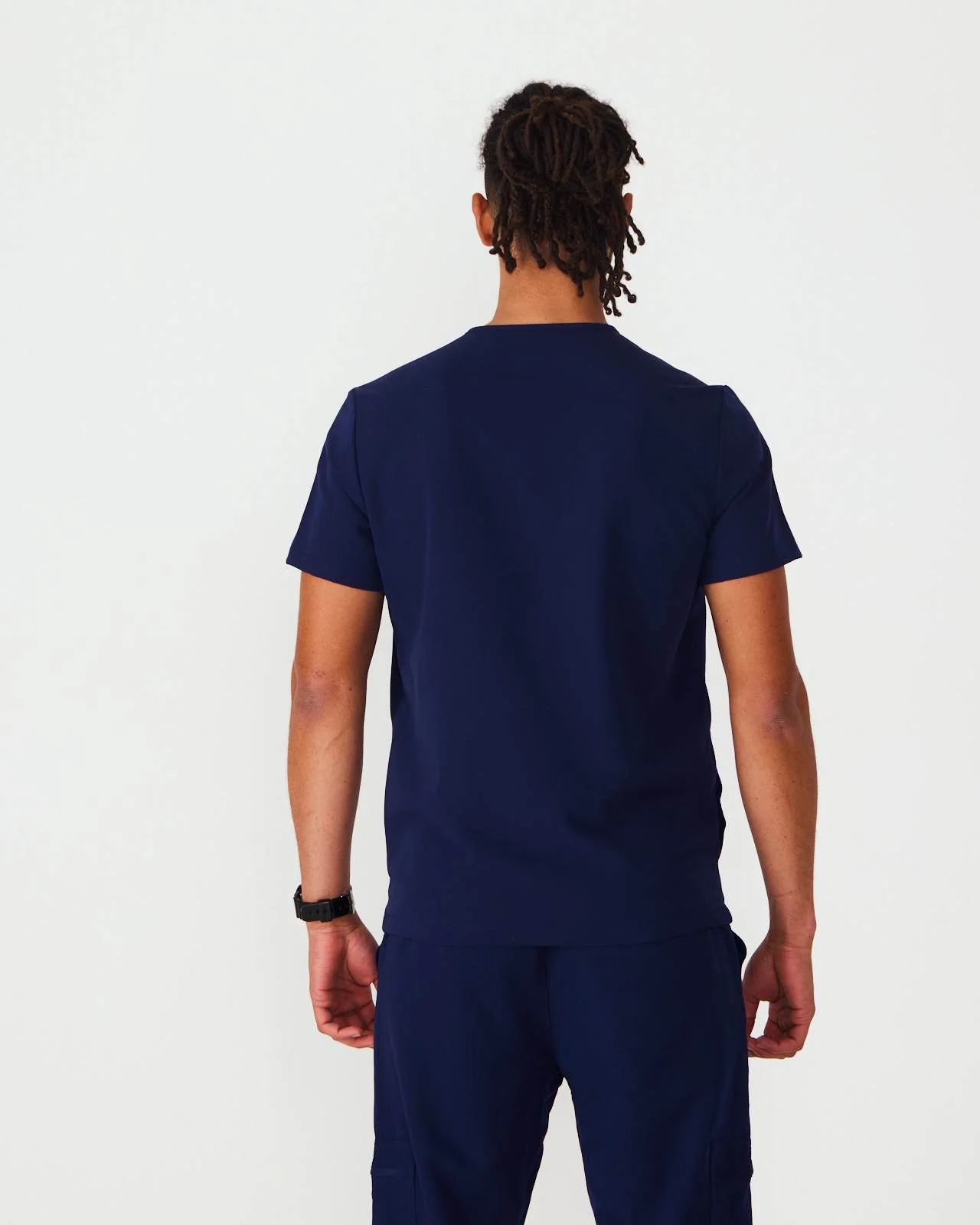 IAN Three Pocket Scrub Top - Navy | SLTECH™ - Image 3
