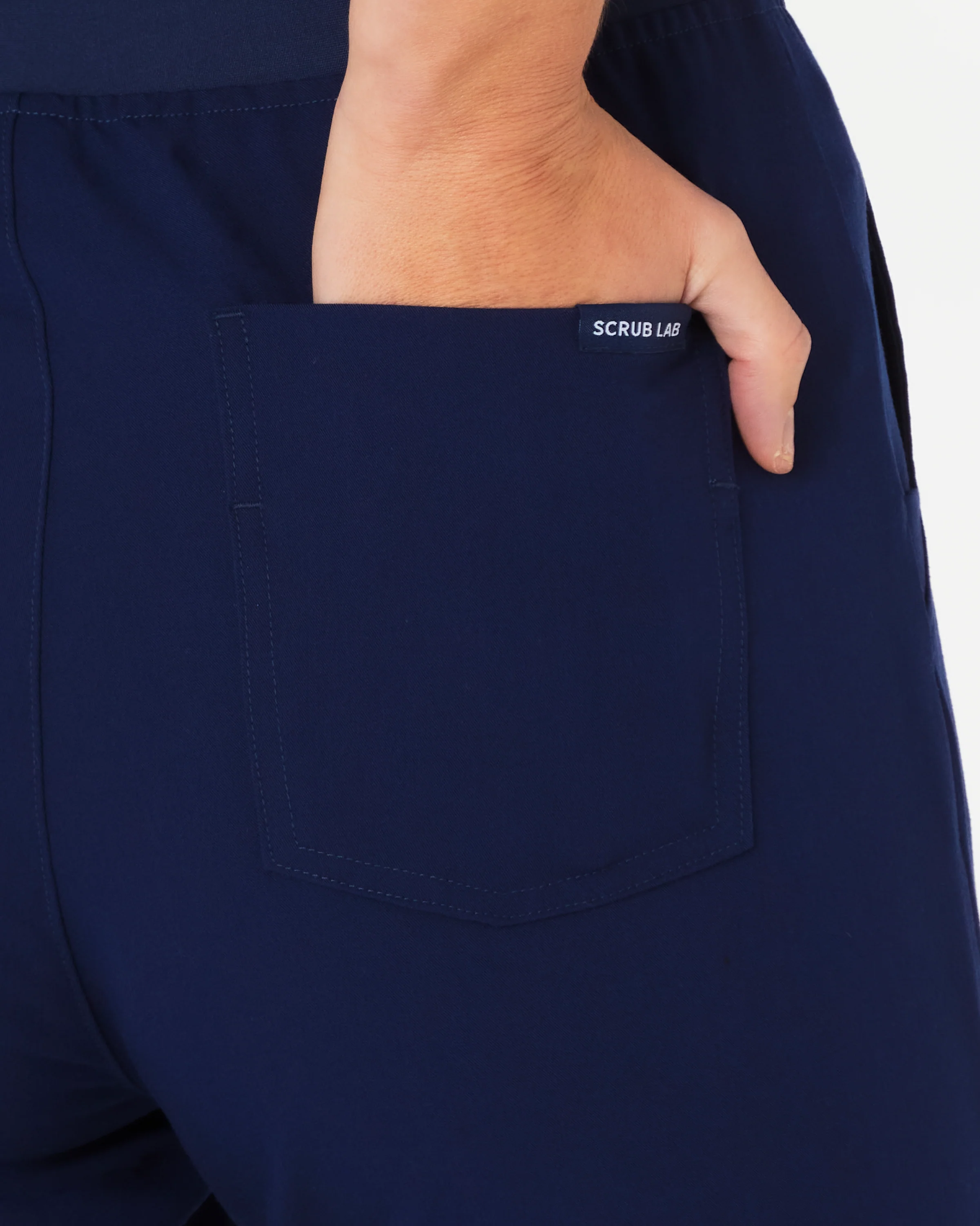 LUCY High Waisted Jogger Scrub Pants - Navy | SLTECH™ - Image 7