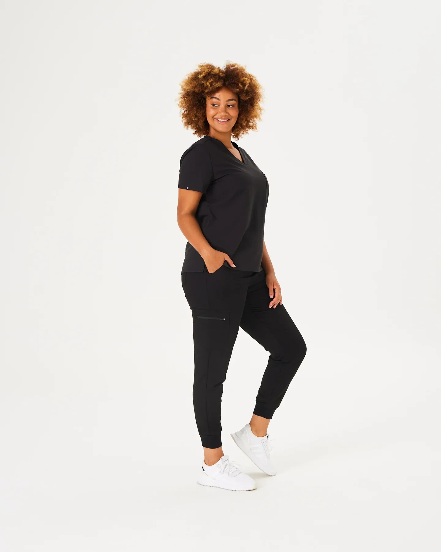 LUCY Jogger Scrub Pants - Black | SLTECH™ - Image 3