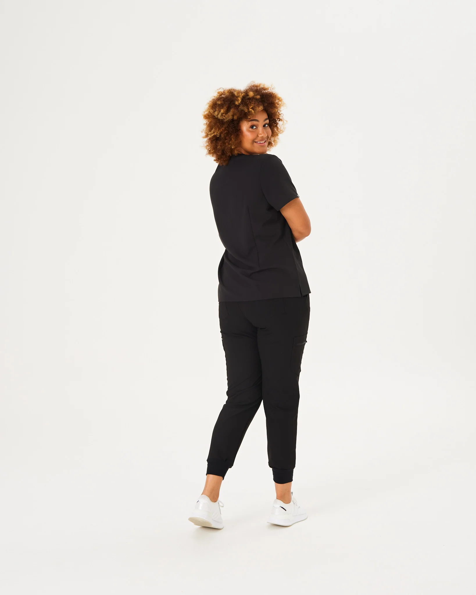 LUCY Jogger Scrub Pants - Black | SLTECH™ - Image 5