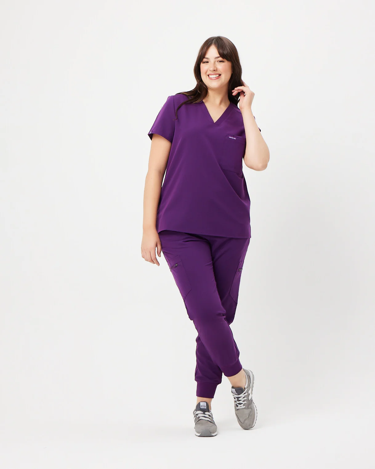 LUCY Jogger Scrub Pants - Aubergine | SLTECH™ - Image 3