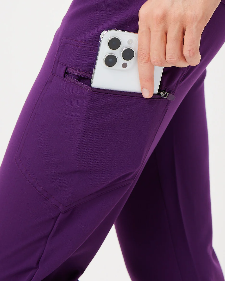 LUCY Jogger Scrub Pants - Aubergine | SLTECH™ - Image 7
