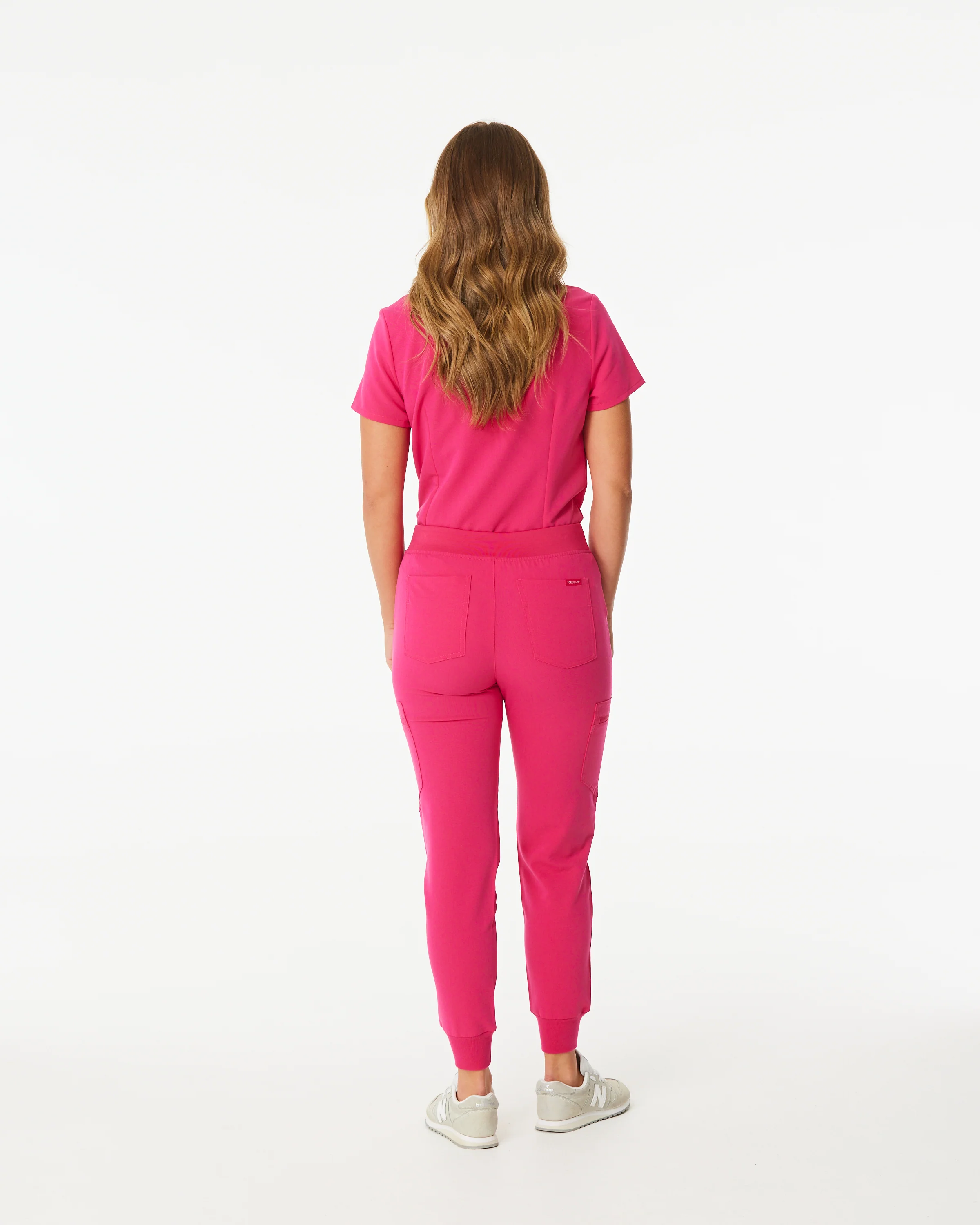 LUCY Jogger Scrub Pants - (Original SLTECH™ fabric) - Candy Pink - CLEARANCE - Image 4