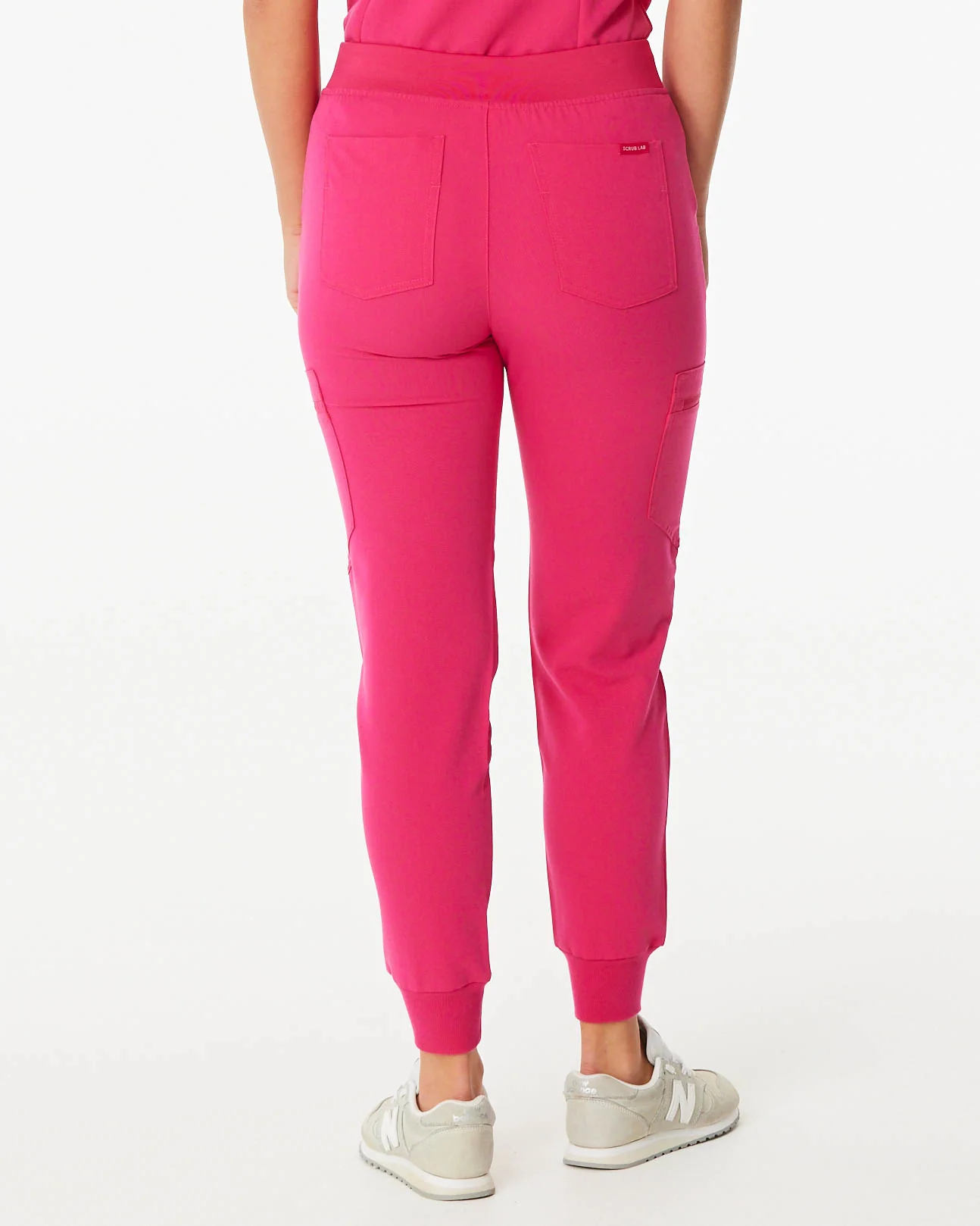 LUCY Jogger Scrub Pants - (Original SLTECH™ fabric) - Candy Pink - CLEARANCE - Image 5